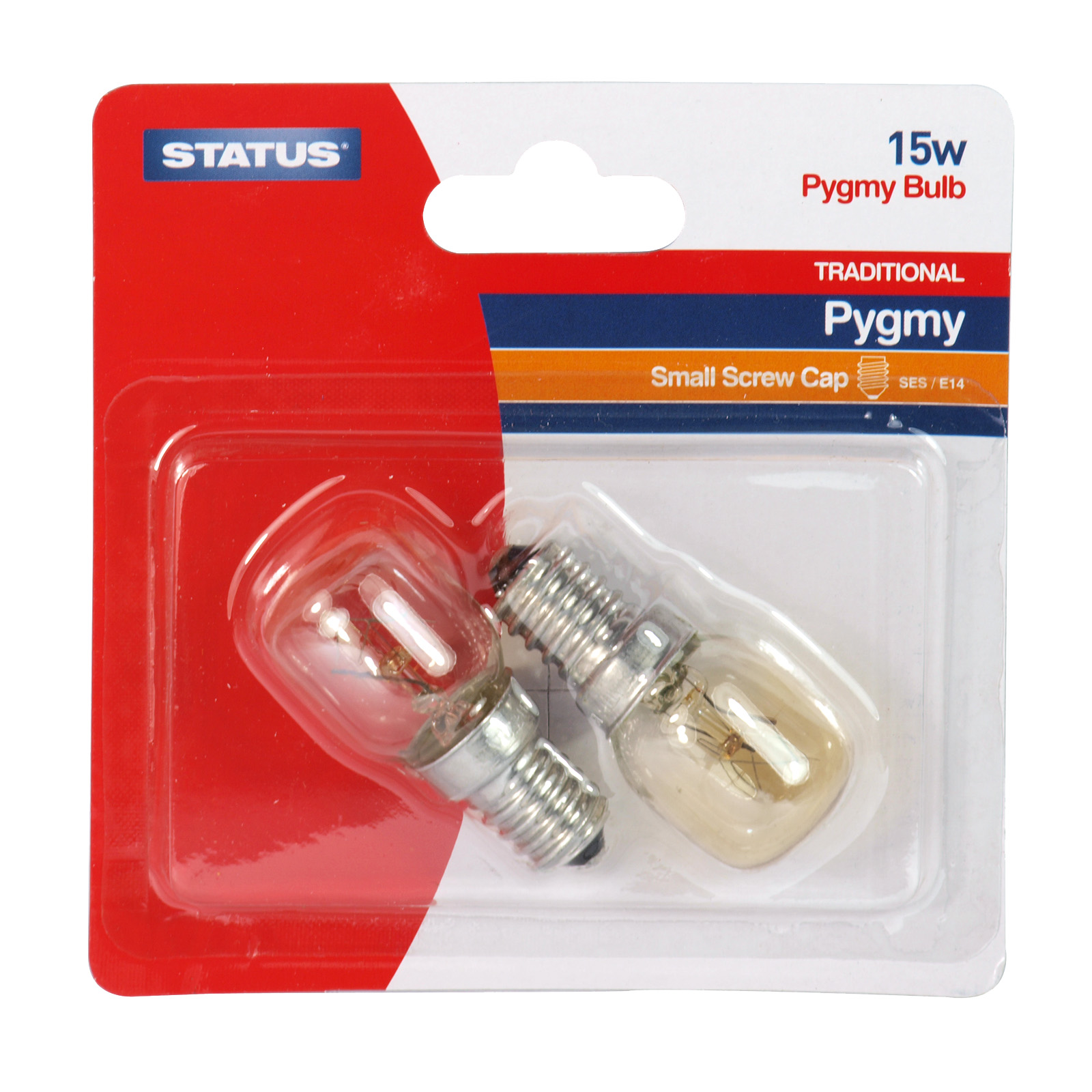 Status Pygmy Light Bulb 2 X 15W SES Clear