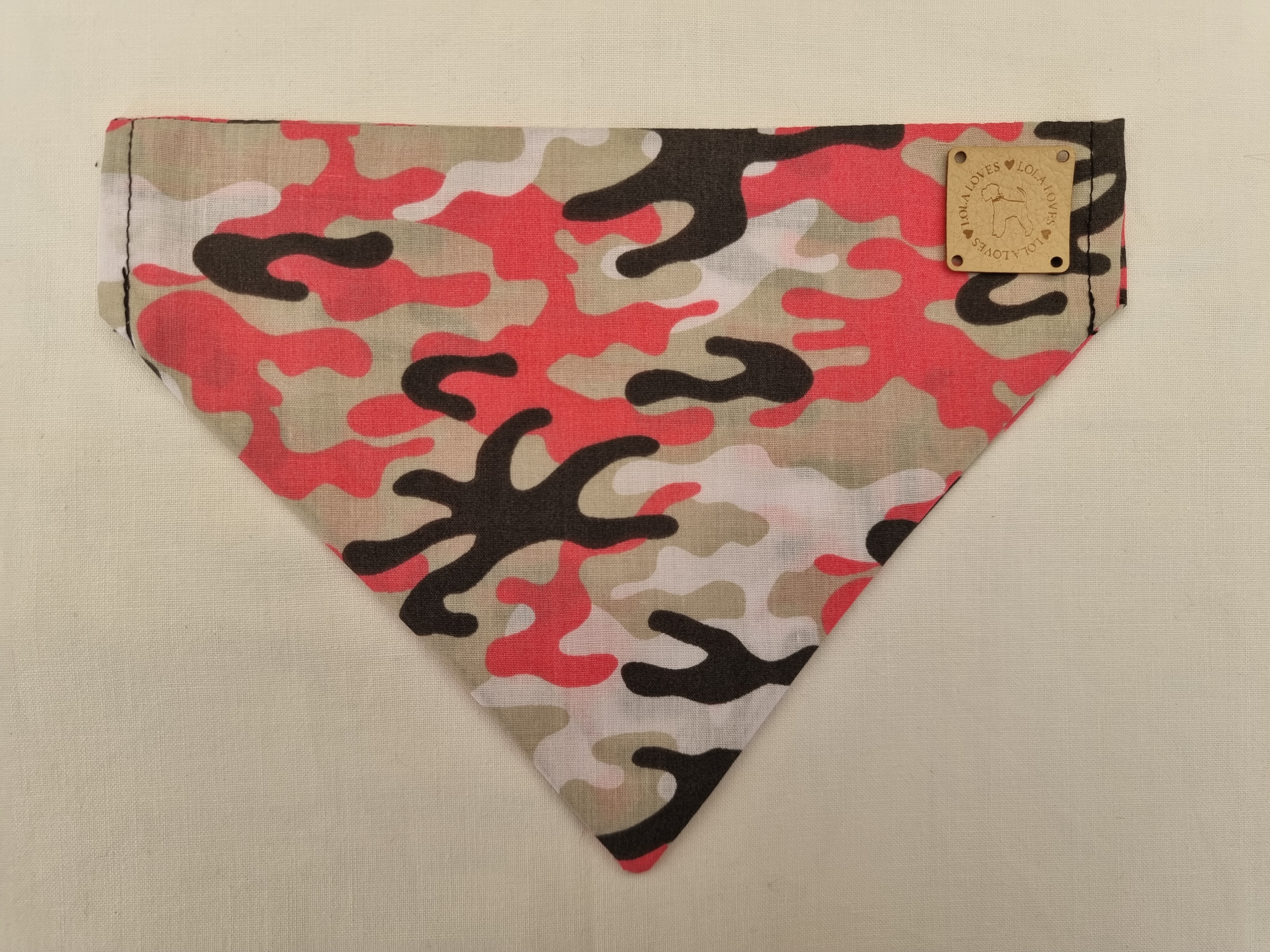 Pink Camo Collar Bandana