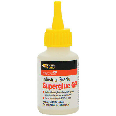 Everbuild Industrial Grade Superglue 20g (Collect Local Delivery Only)