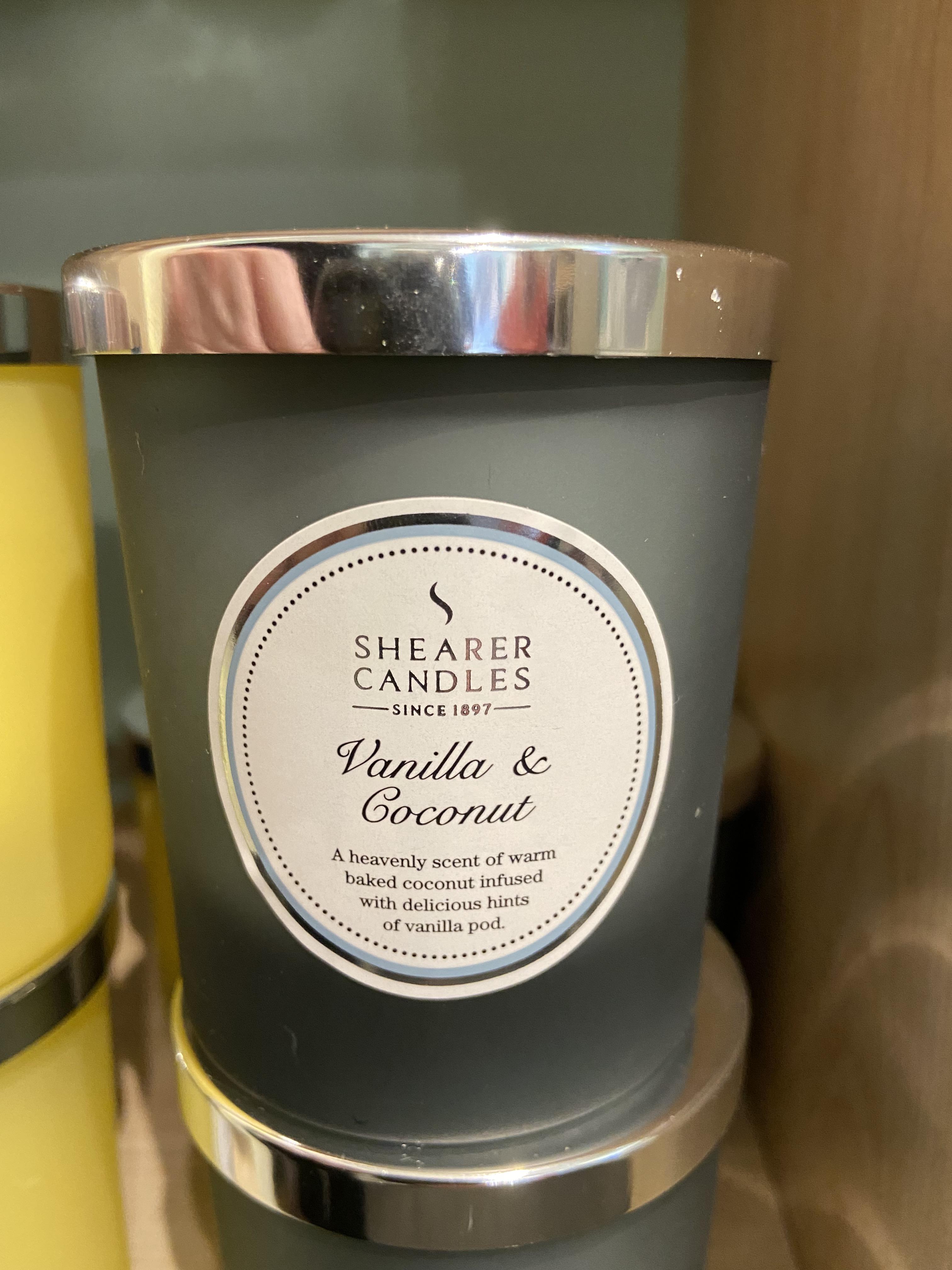 Shearer Candle Vanilla & Coconut