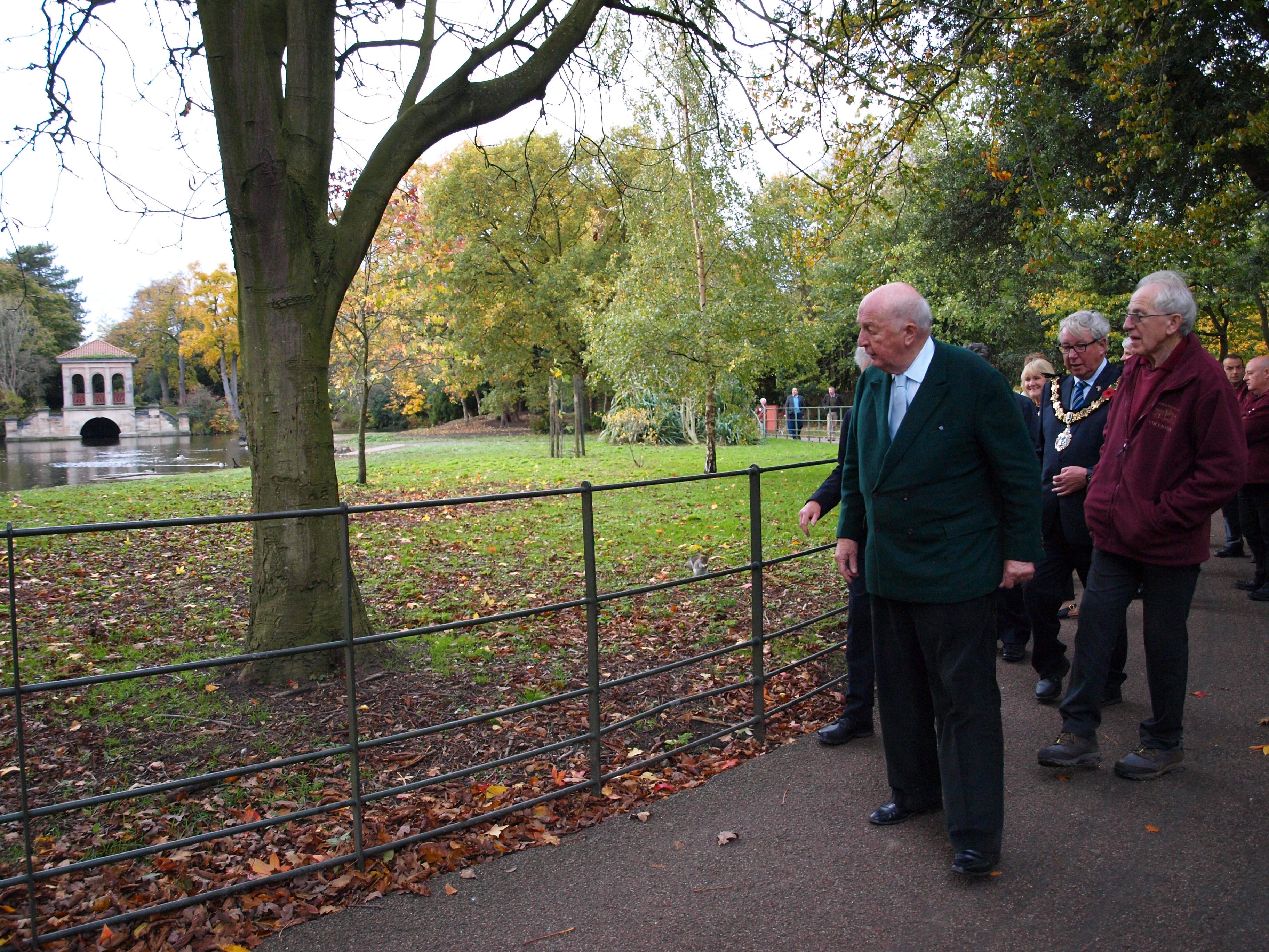 The Duke goes on a brief walk in the Park
