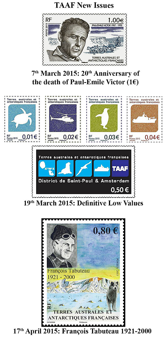 TAAF New Issues March April 2015jpg