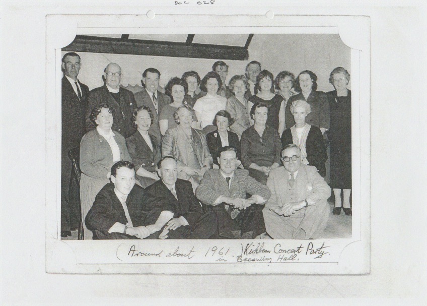 A group of Kirkbean residents who constituted the Concert Party