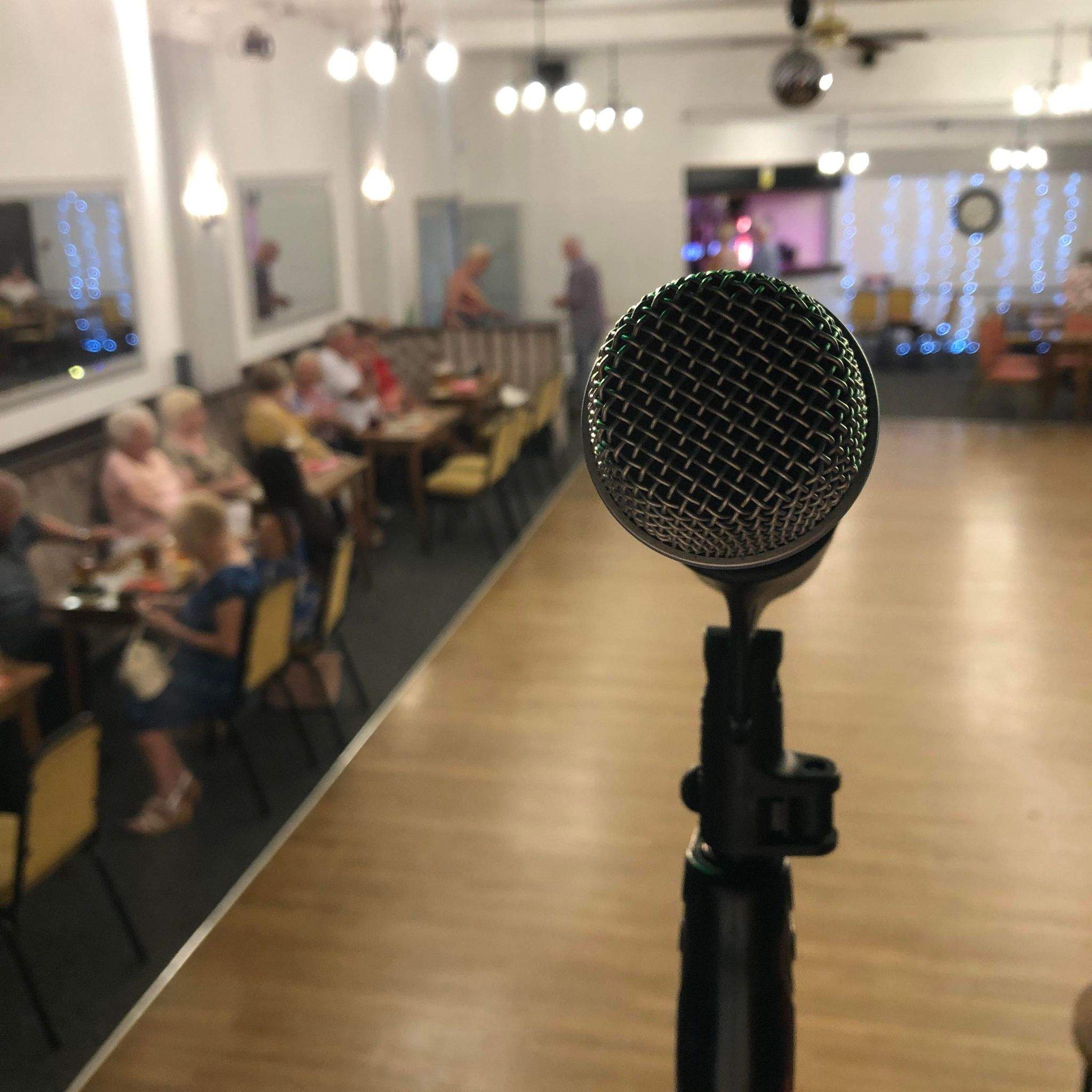 View from the mic
