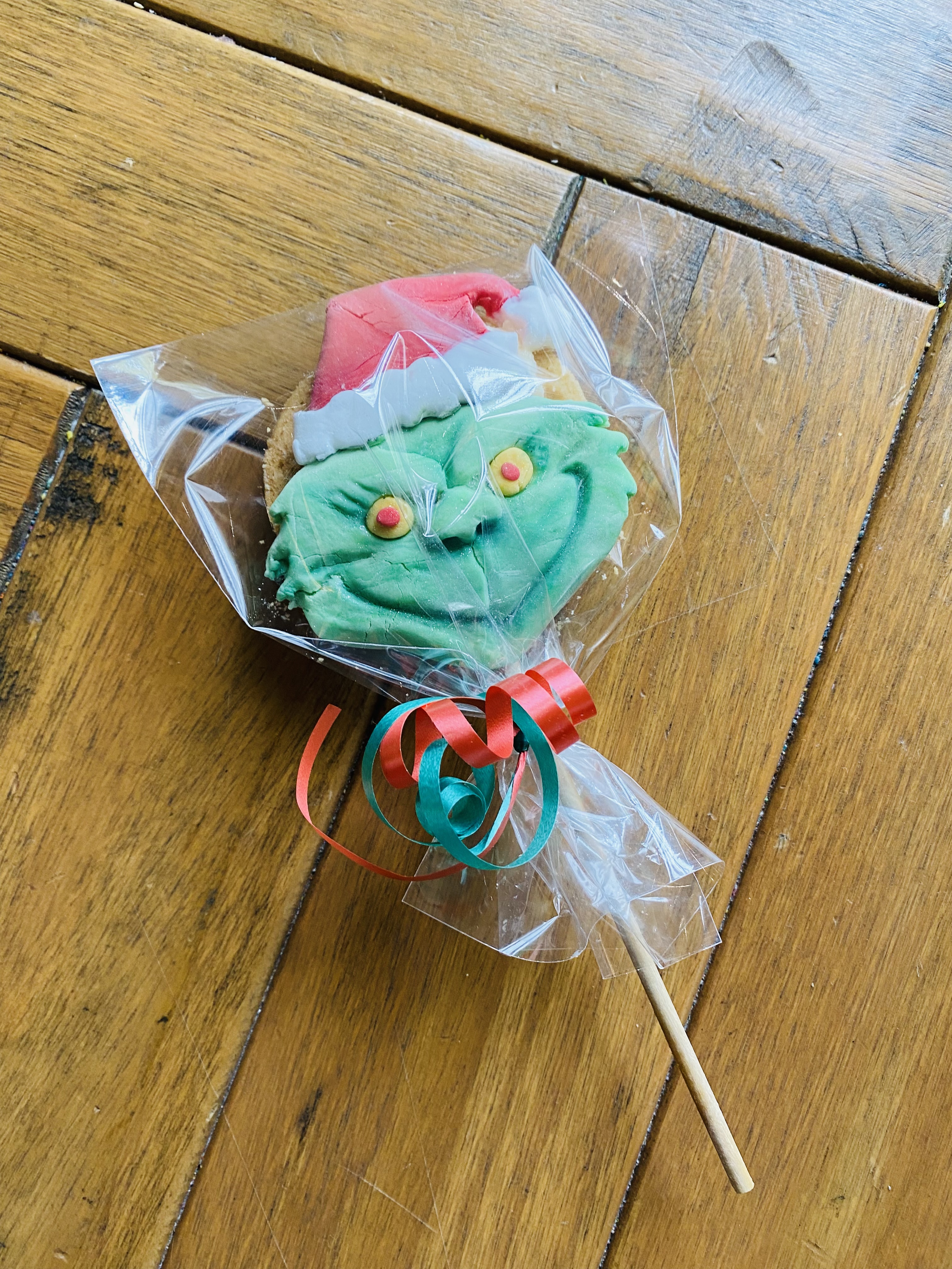 Grinch Cookie Lolly