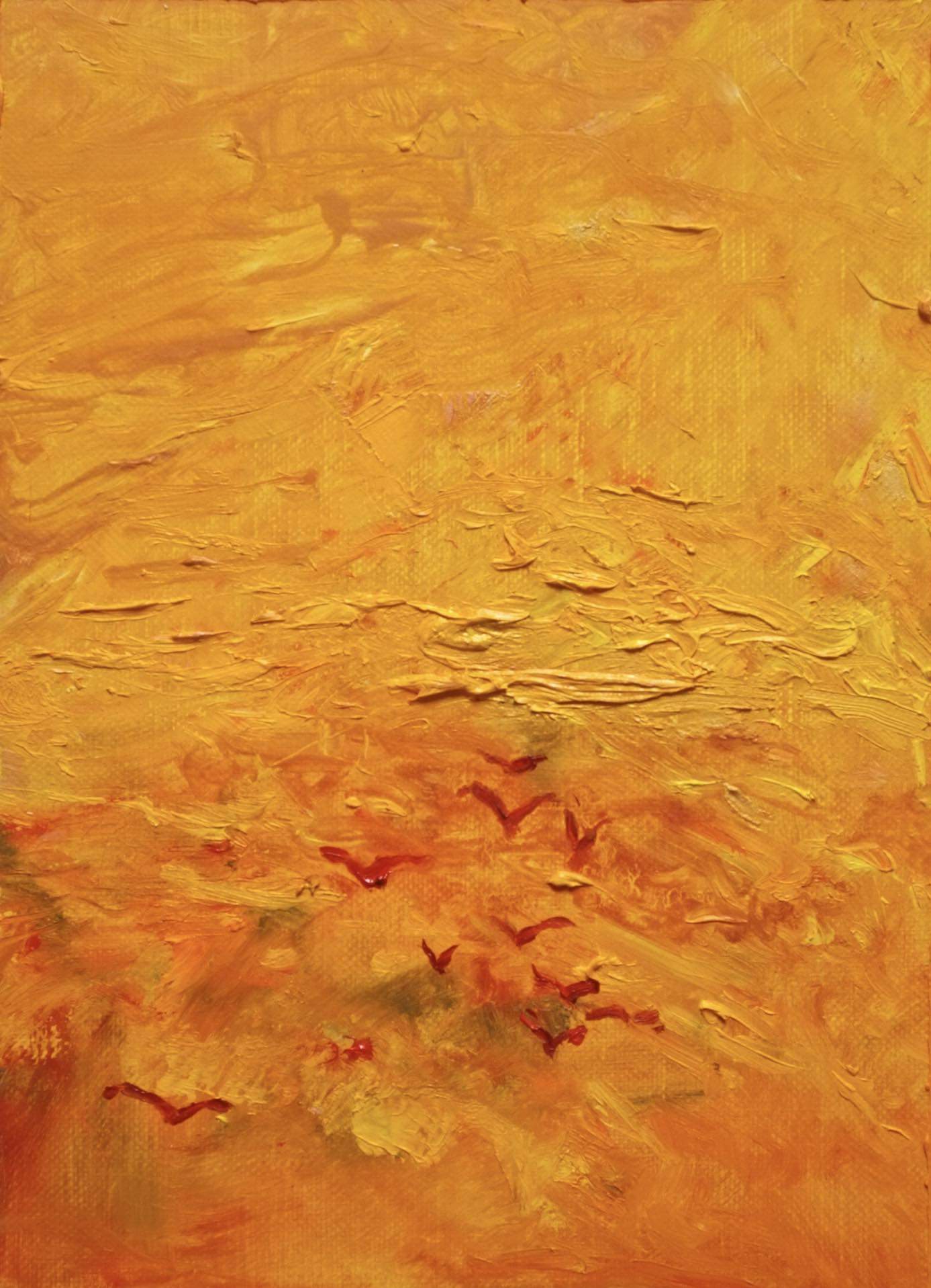 Oil on canvas board (18 x 13cm) private collection