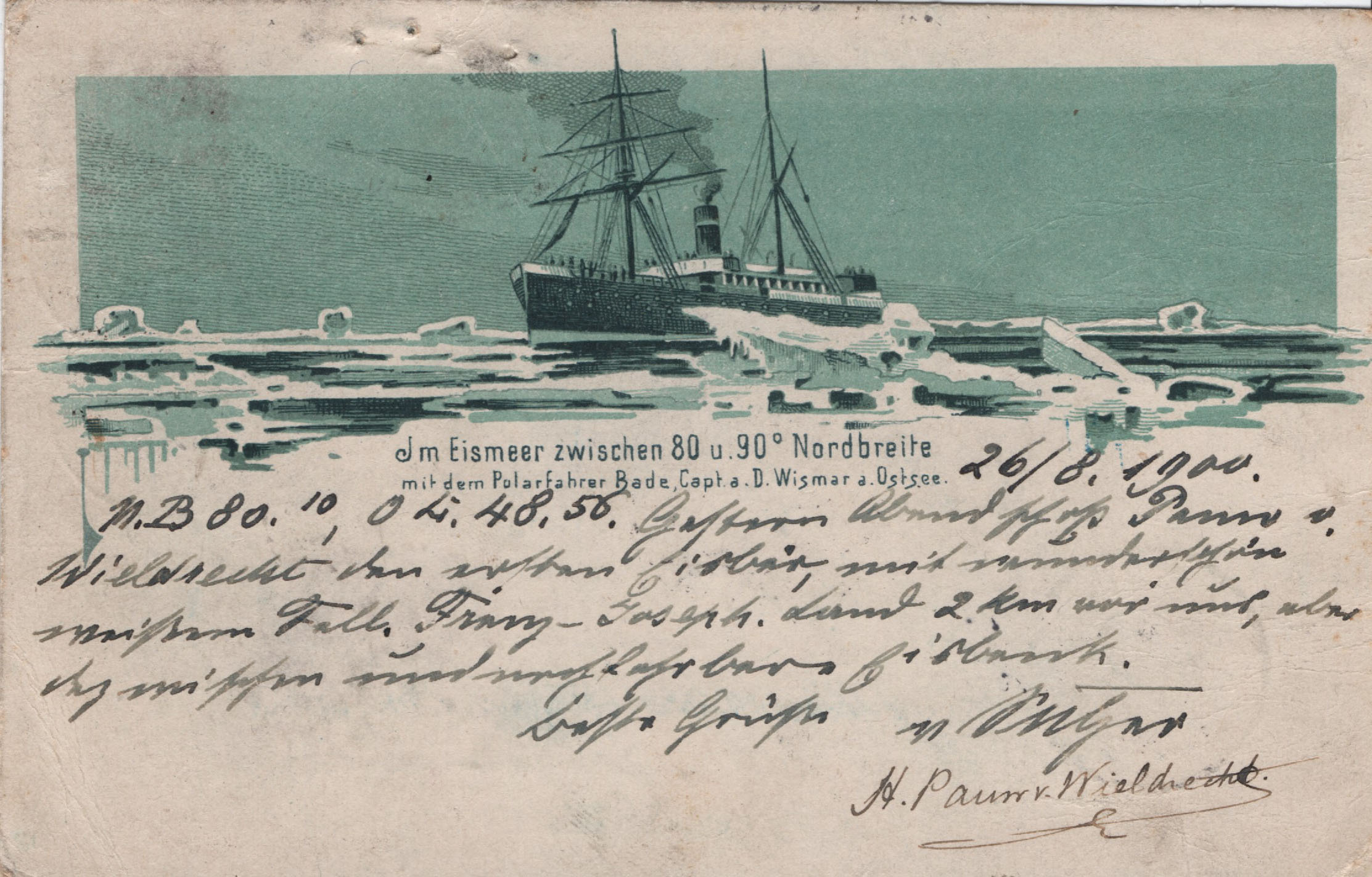 Captain Bade Spitzbergen Franz Josef Land 1900