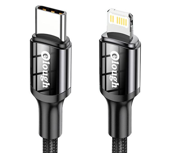 Elough 1m/3.28ft 20W PD USB-C to 8-pin Data & Fast Charging Cable