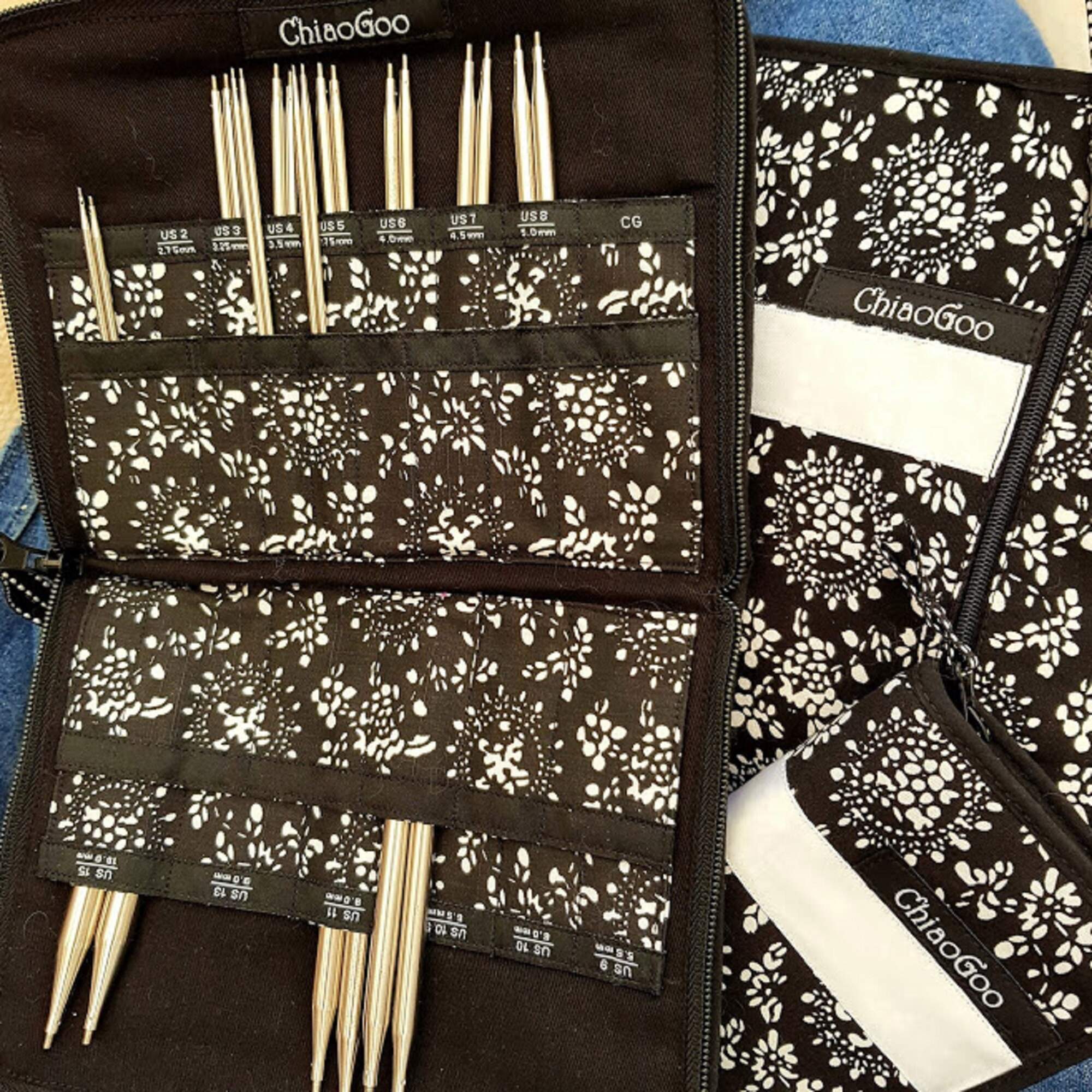 ChiaoGoo Large Combo Knitting Needle Case Set