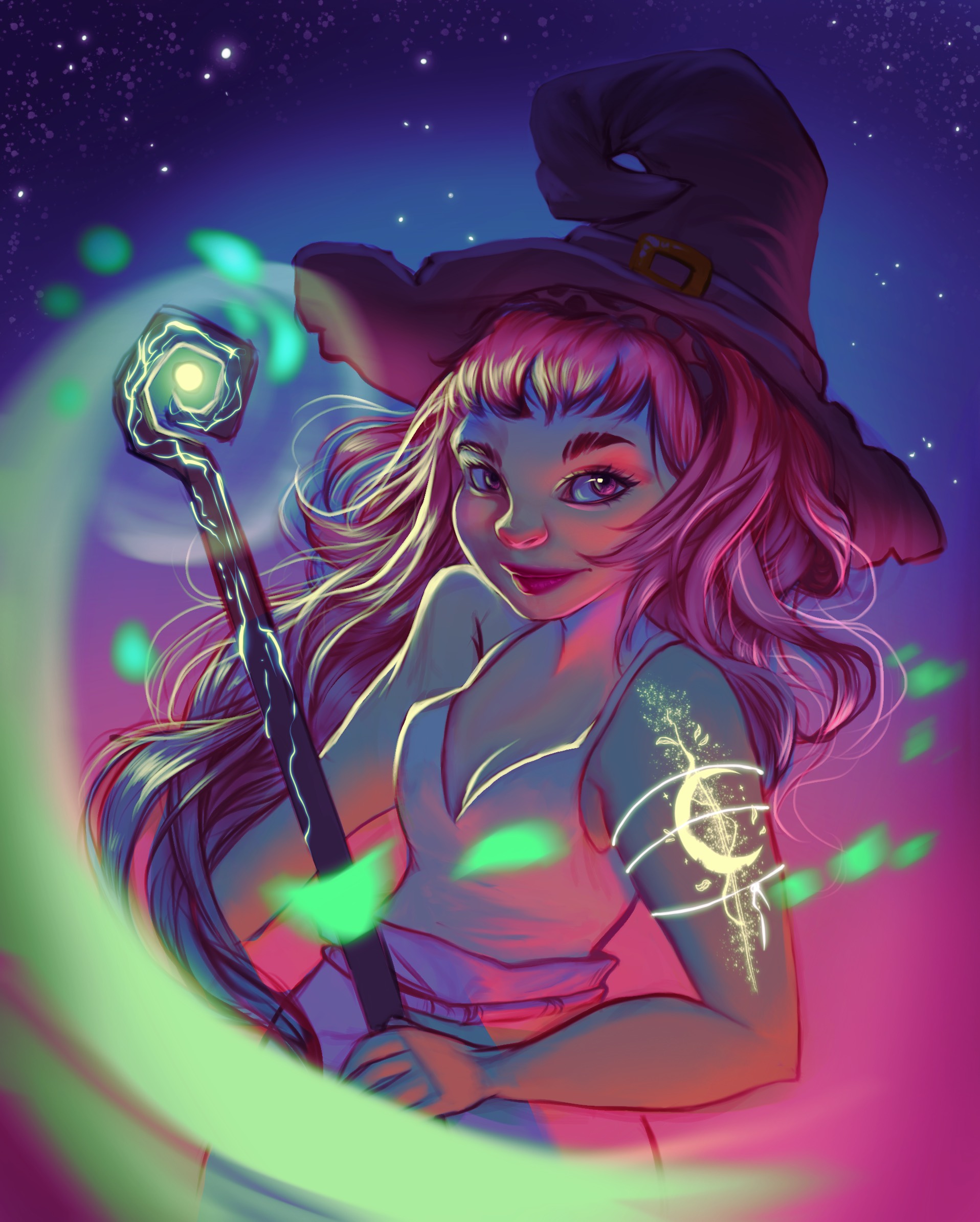 Ethereal Witch A4 print