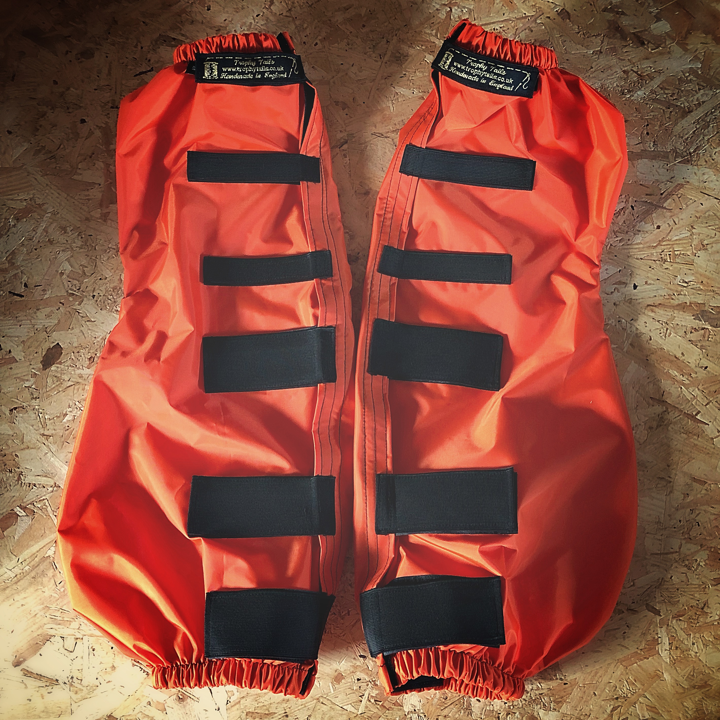 Waterproof Feather Boot Set of 2 Front - Orange