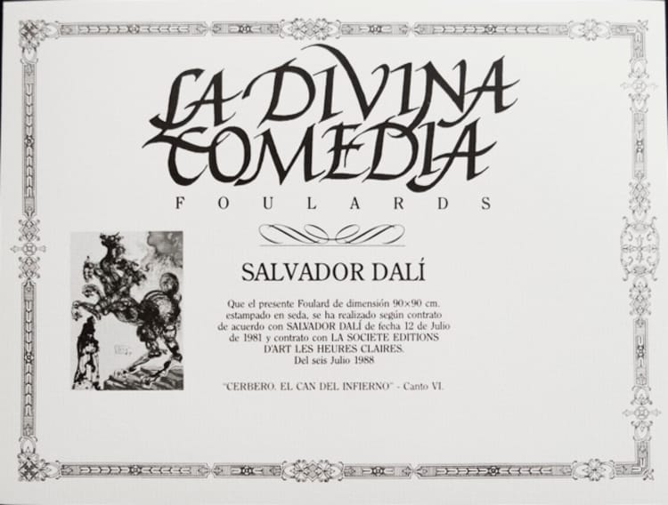 Salvador Dali - Cerbero. El Can del Inferno - Canto VI