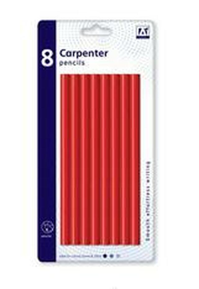 Pack of 8 Carpenter Pencils