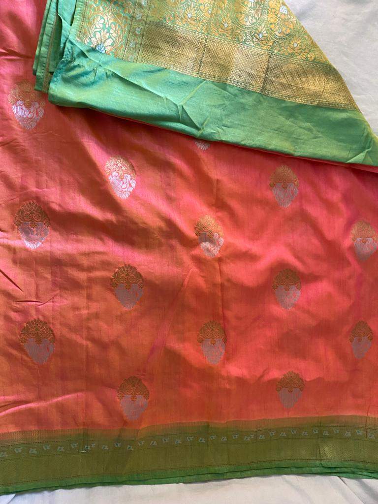 Two-tone silk Saree