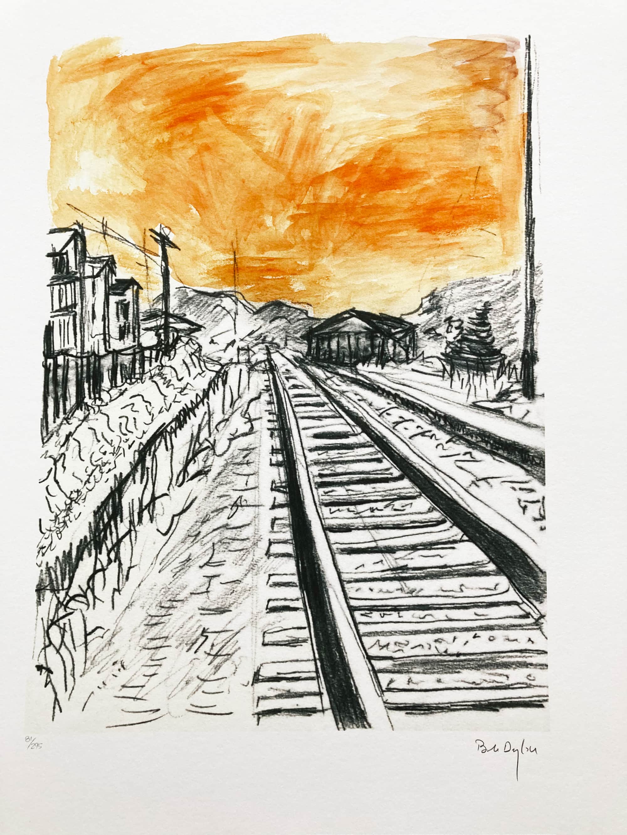 Bob Dylan - Train Tracks, 2008 (orange)