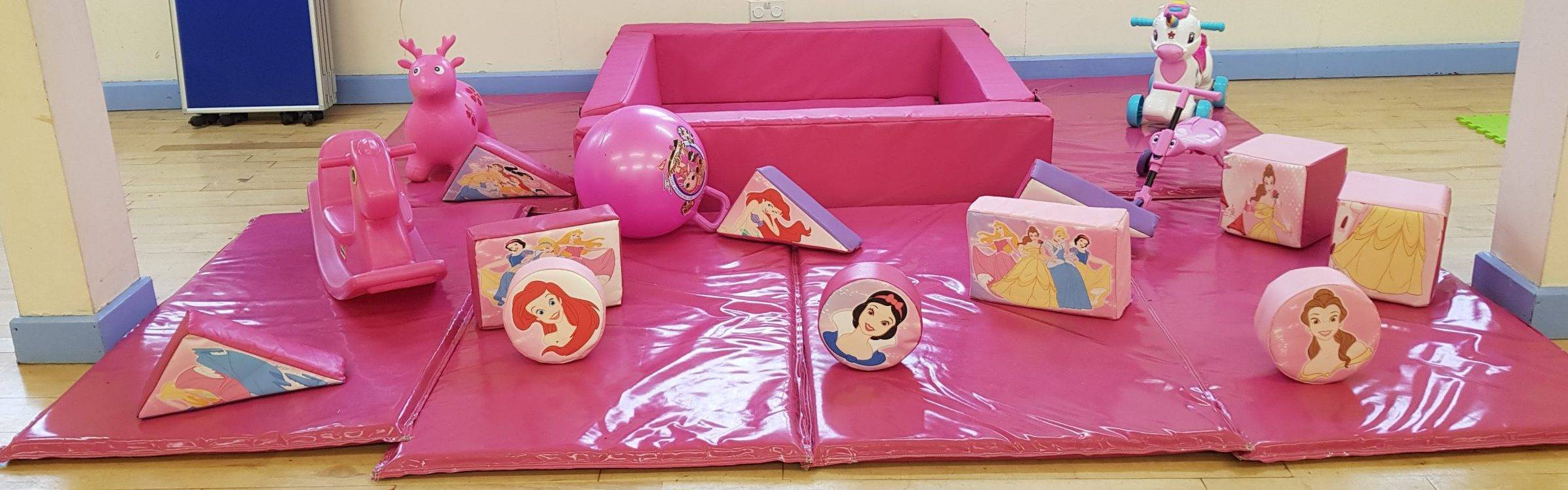 pink princess soft play package