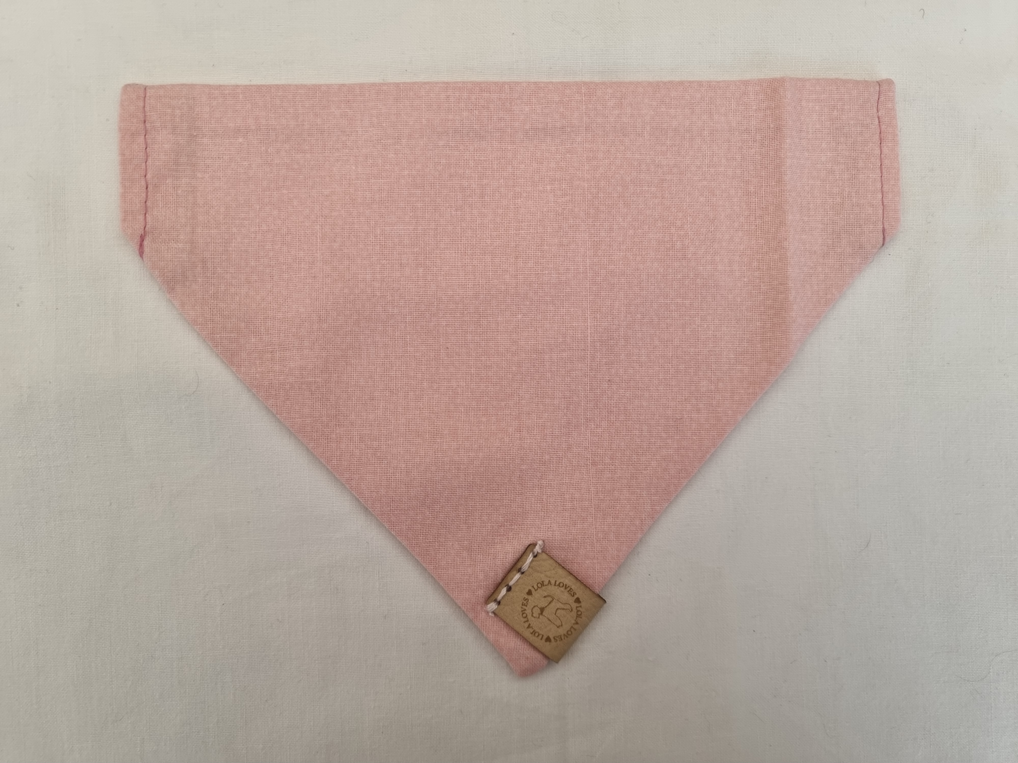 Pale Pink Collar Bandana