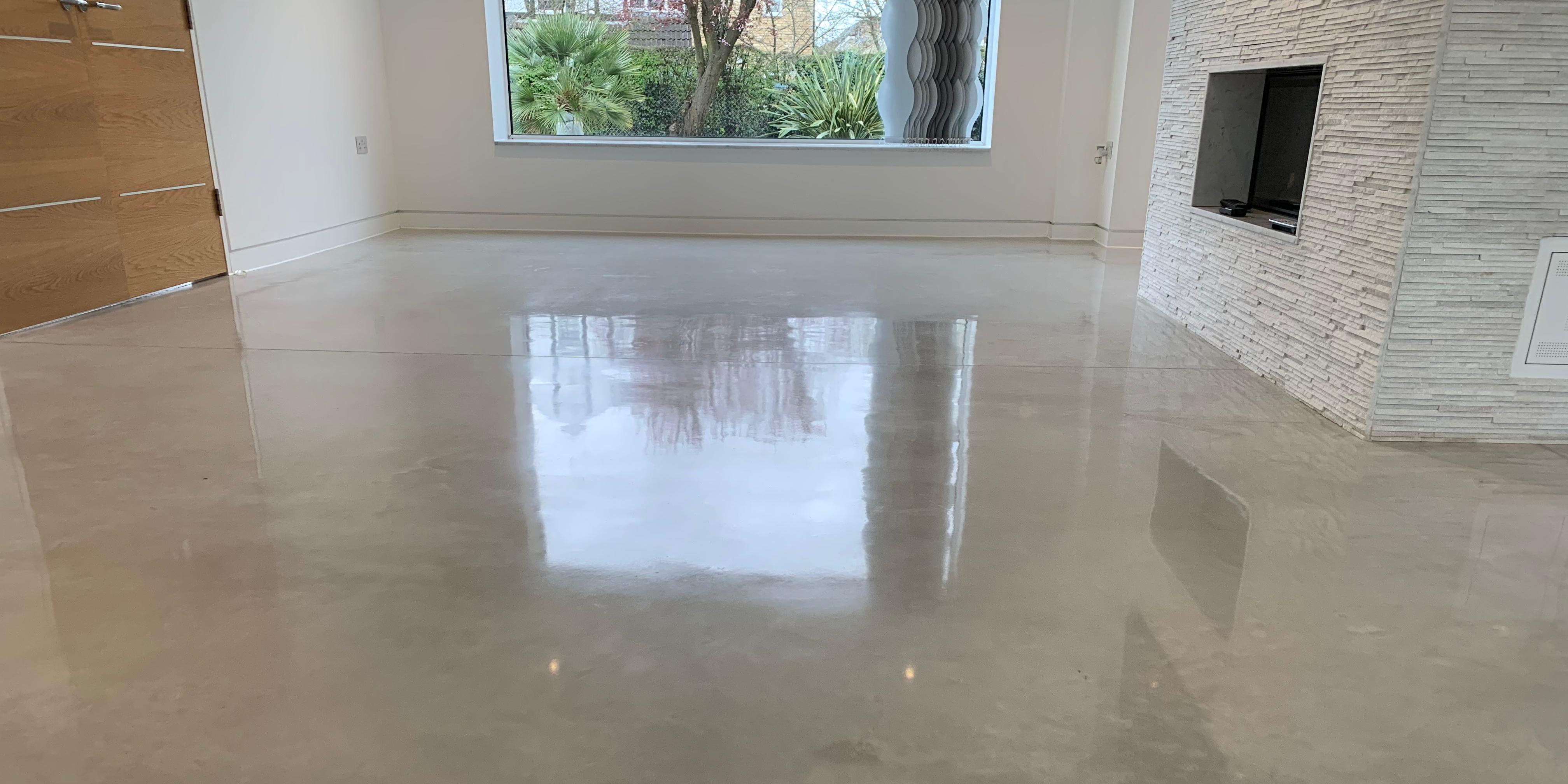 concrete polished floor