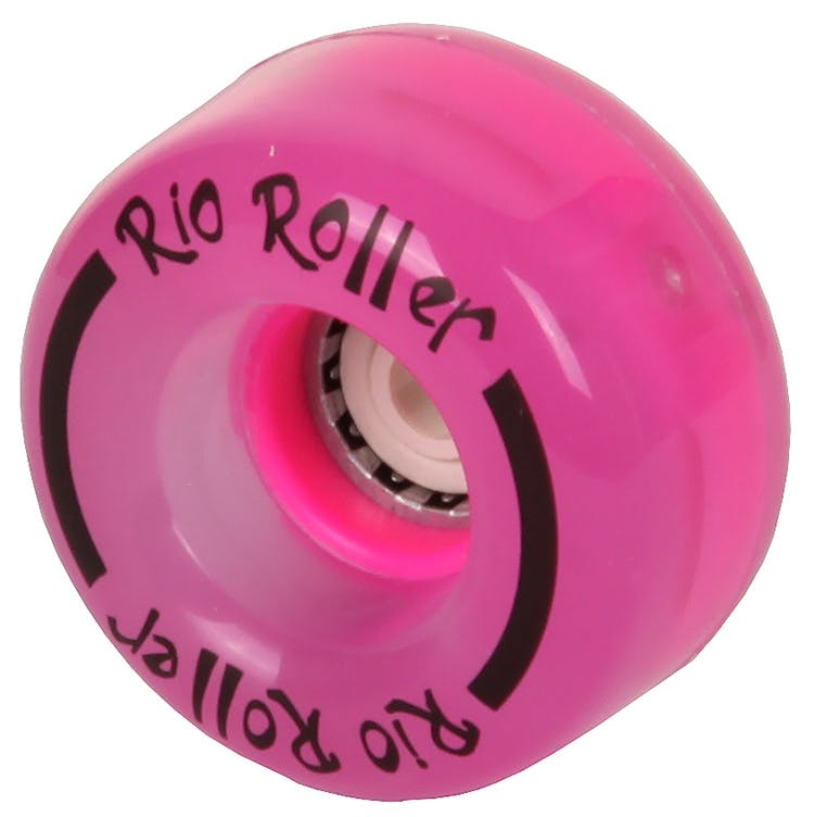 Rio Roller Light Up Quad Roller Skate Wheels- Frost Pink