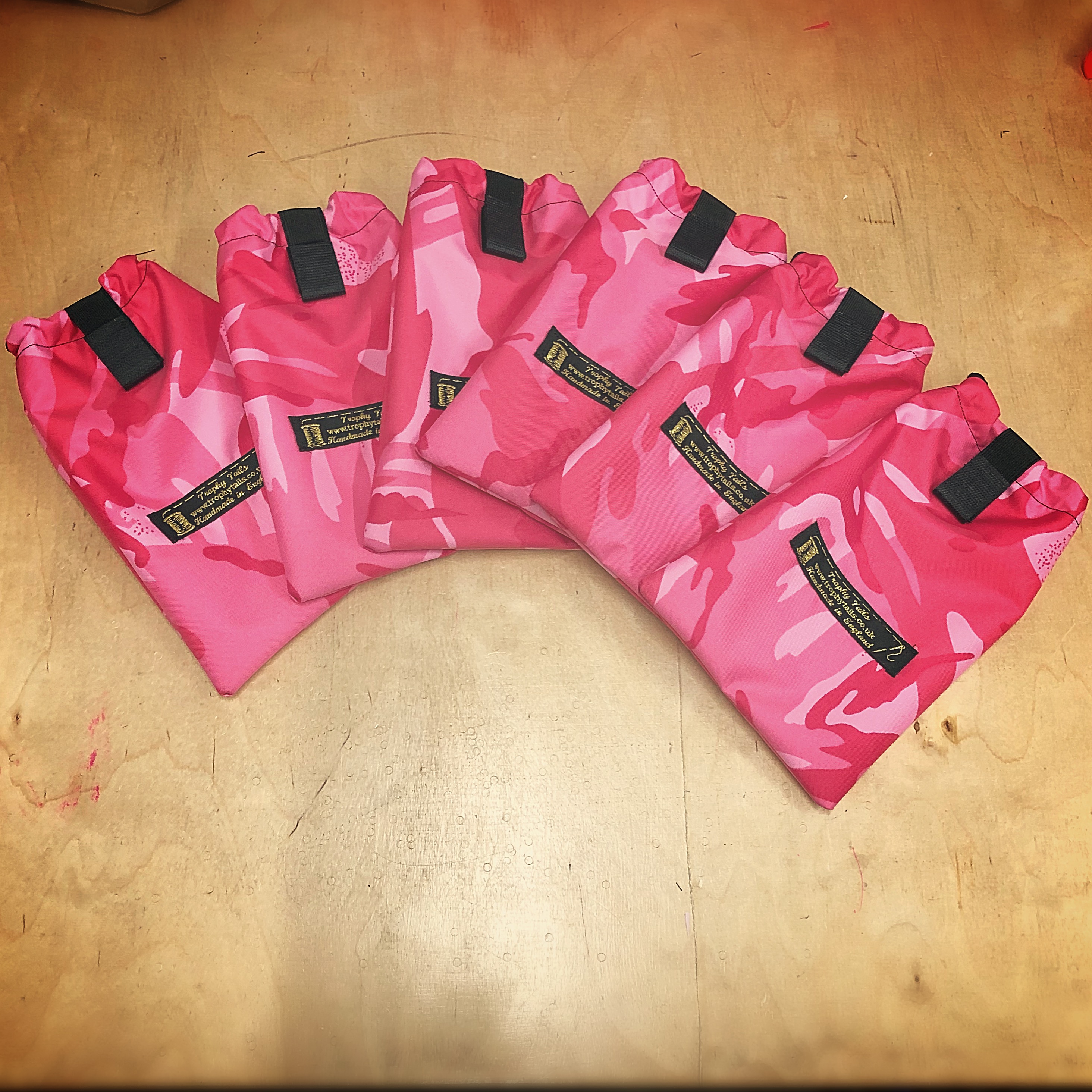 LIMITED EDITION - Pink camouflage - Mane Bags Set of 6
