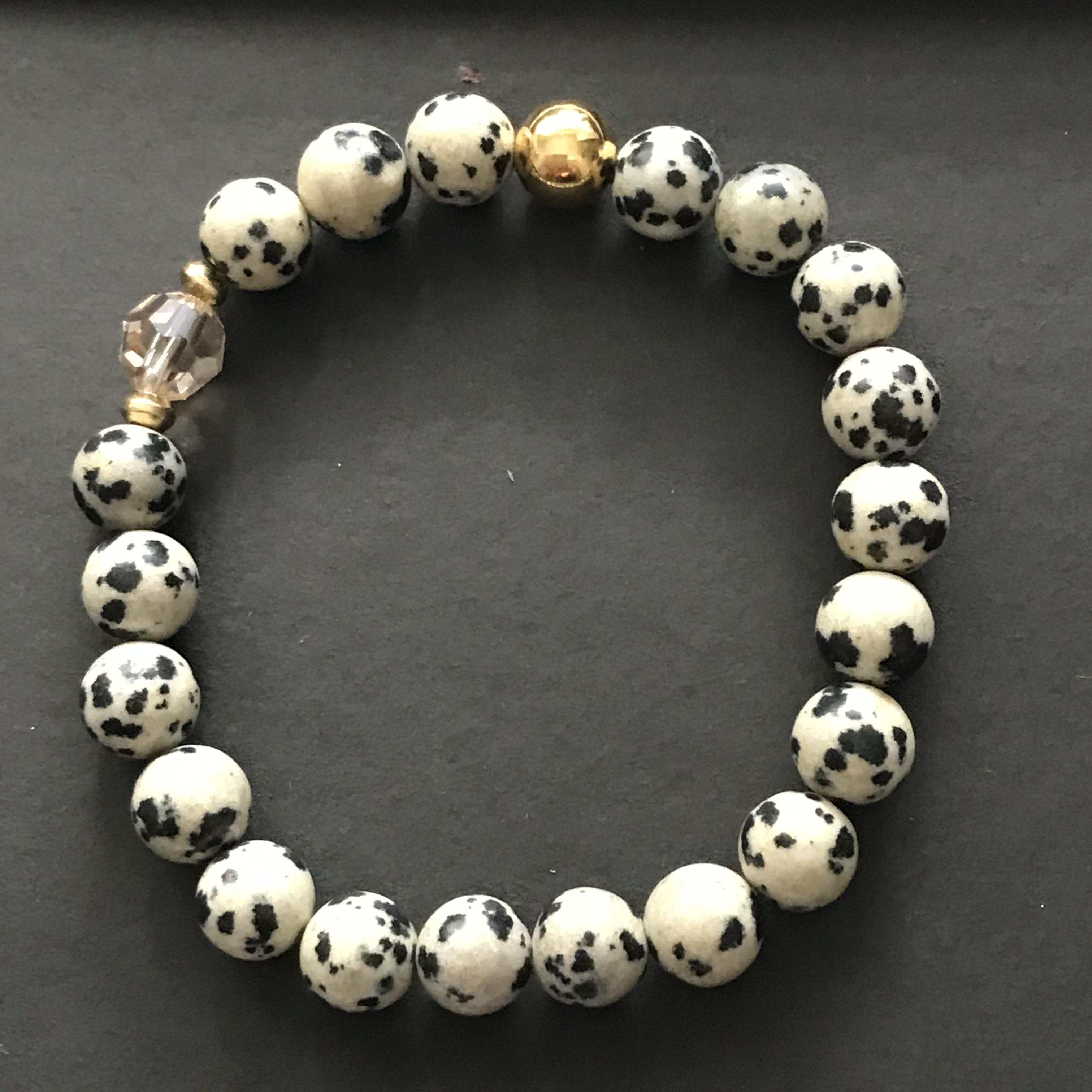 Dalmation Jasper Bracelet