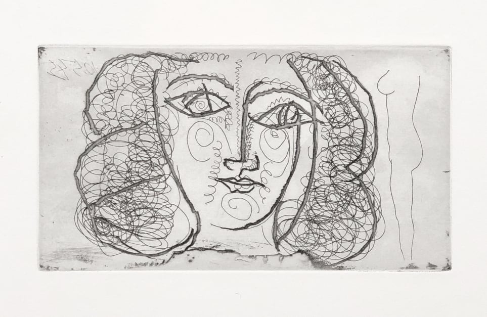 Pablo Picasso - Tete de femme de face