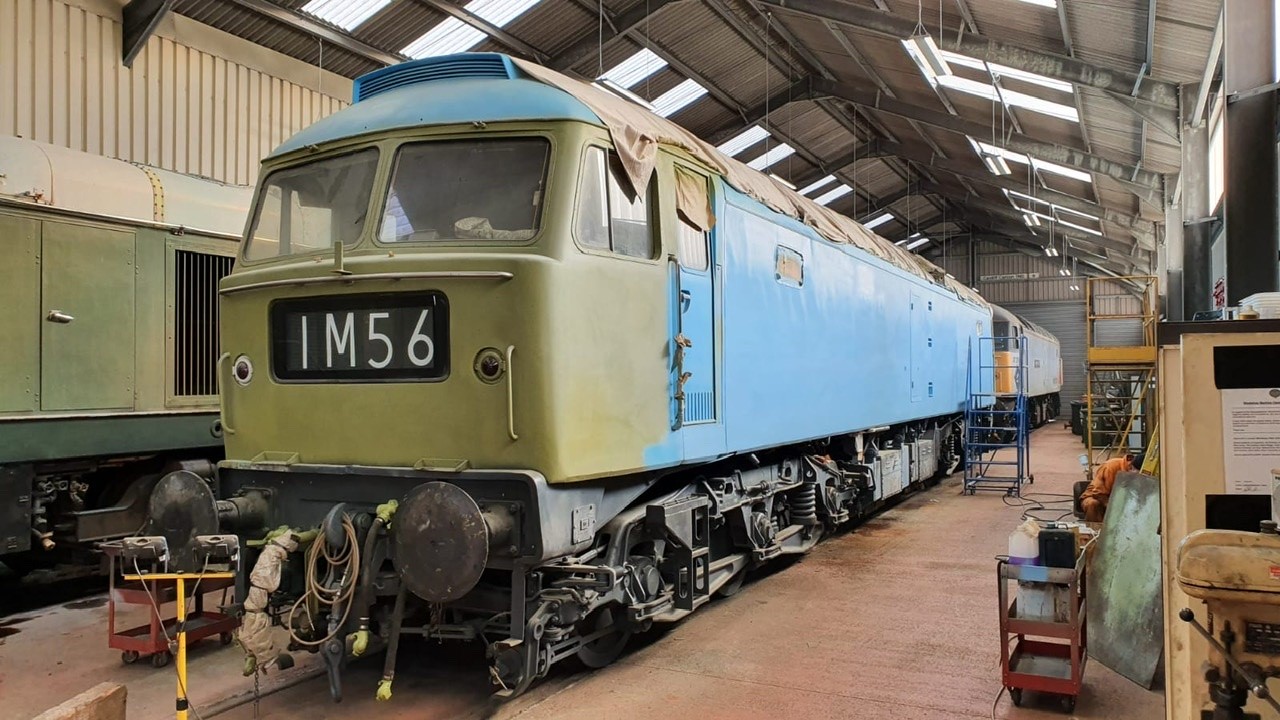 47105 nearing the end of the 8 year overhaul be readied for painting. Feb 2020

(Matt Pickford)