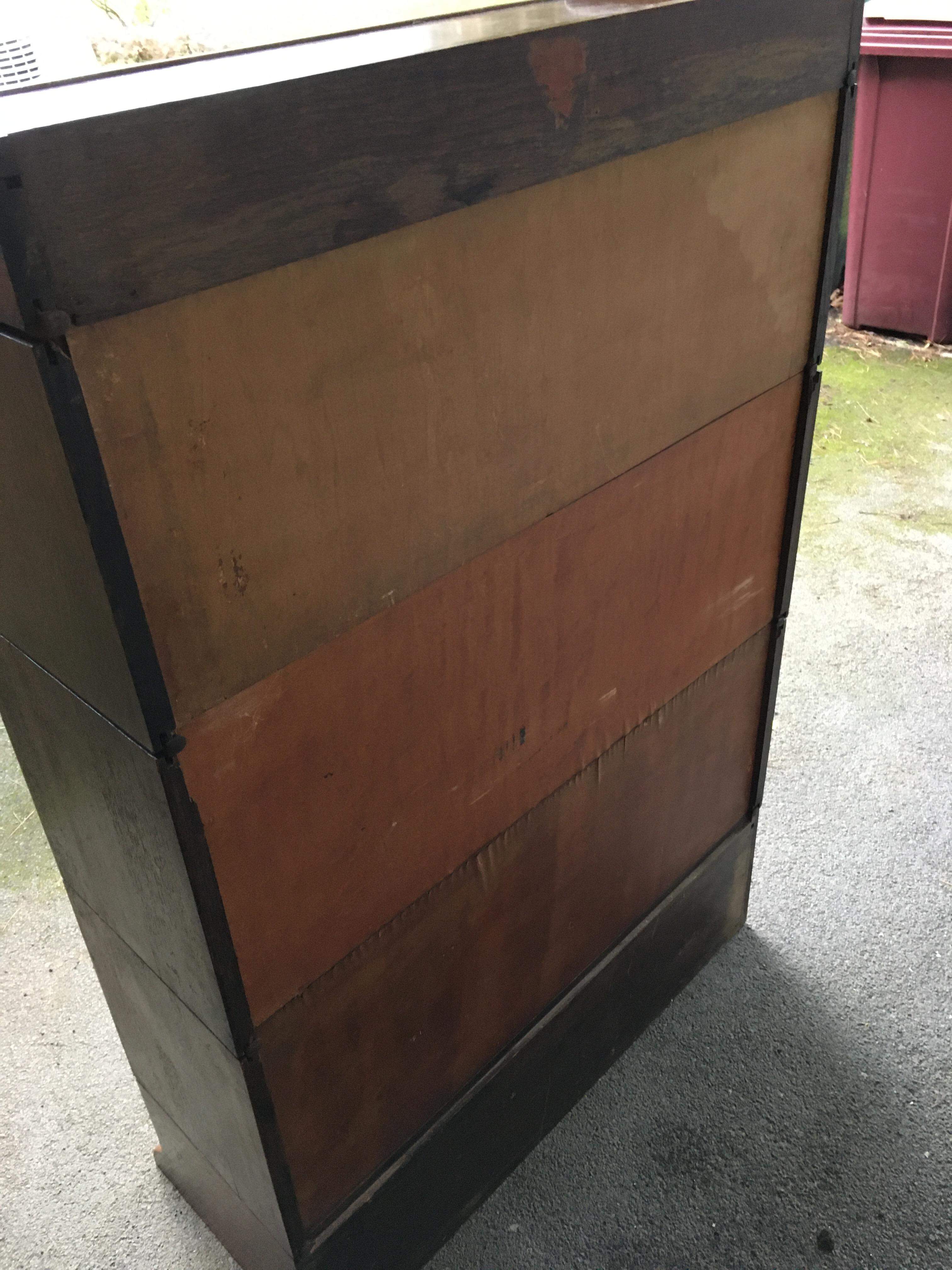 Glazed Oak Sectional Bookcase c1920's