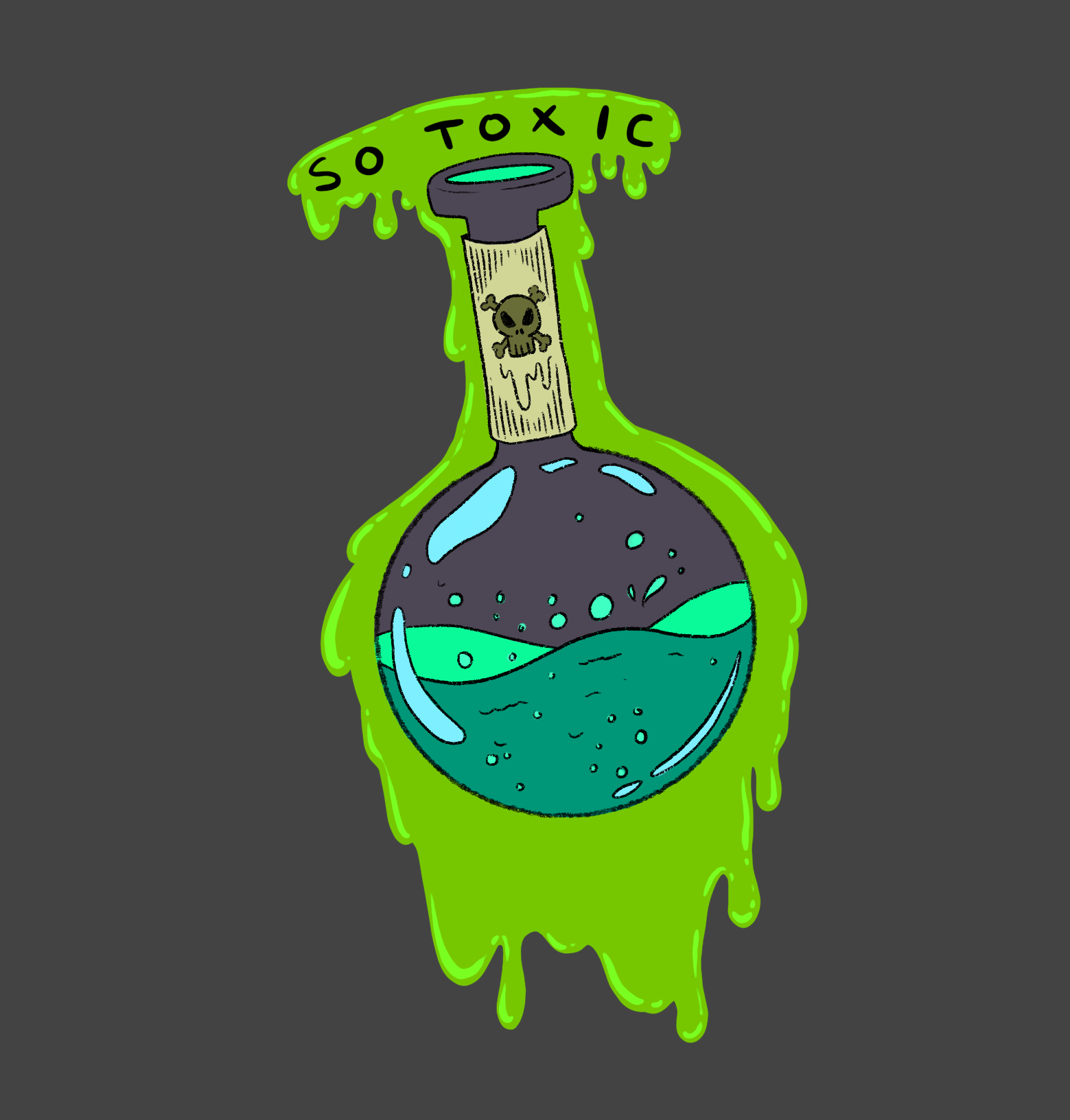 So Toxic A4 print