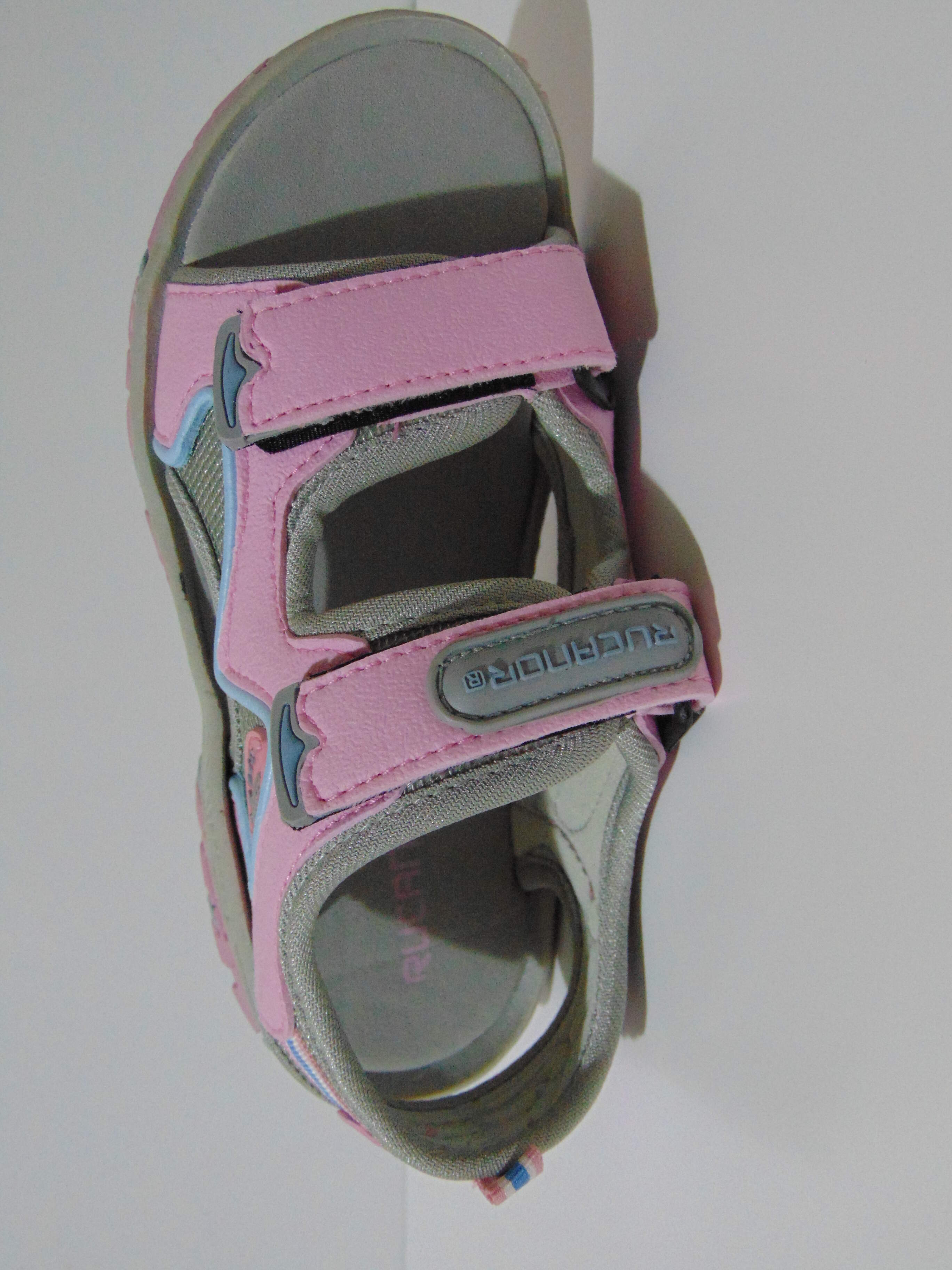 Rucanor Girls Summer Sandals Outdoor Footwear Colour Pink/Light Gray /White  22055-01