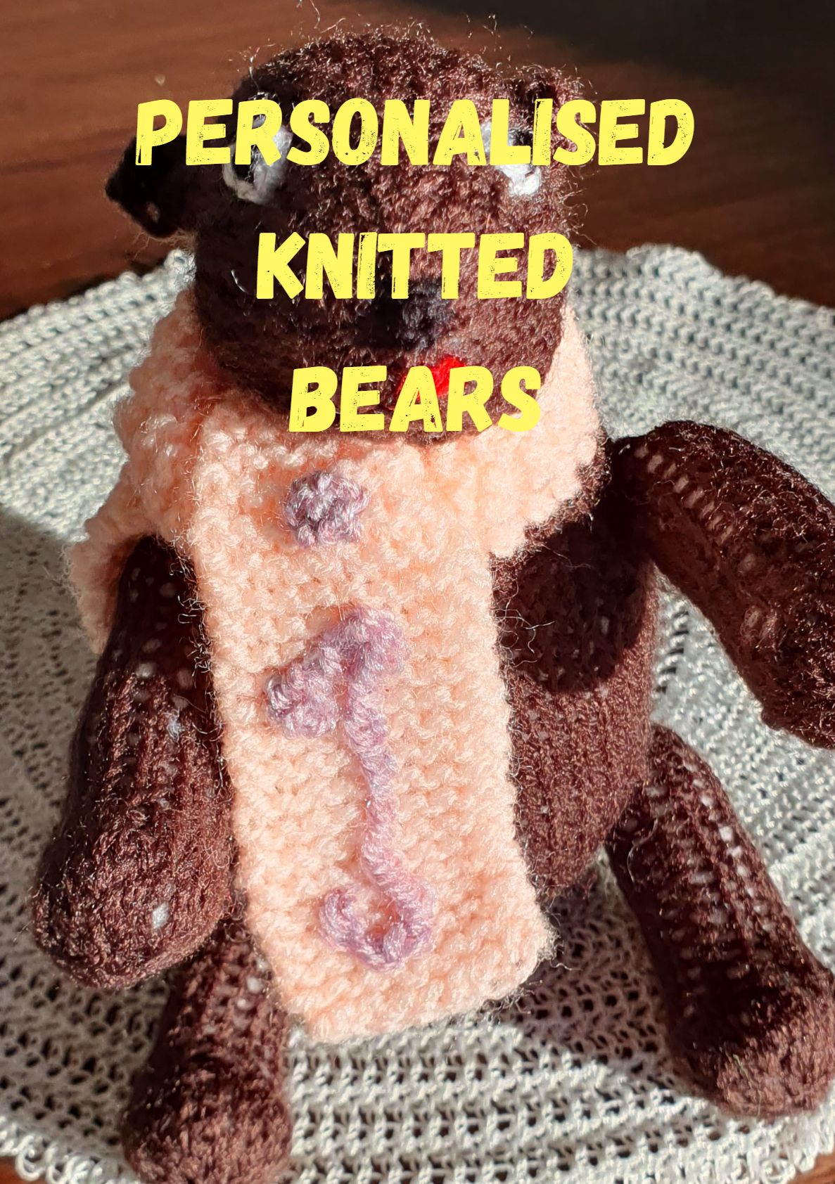 Knitted Bears - Personalised