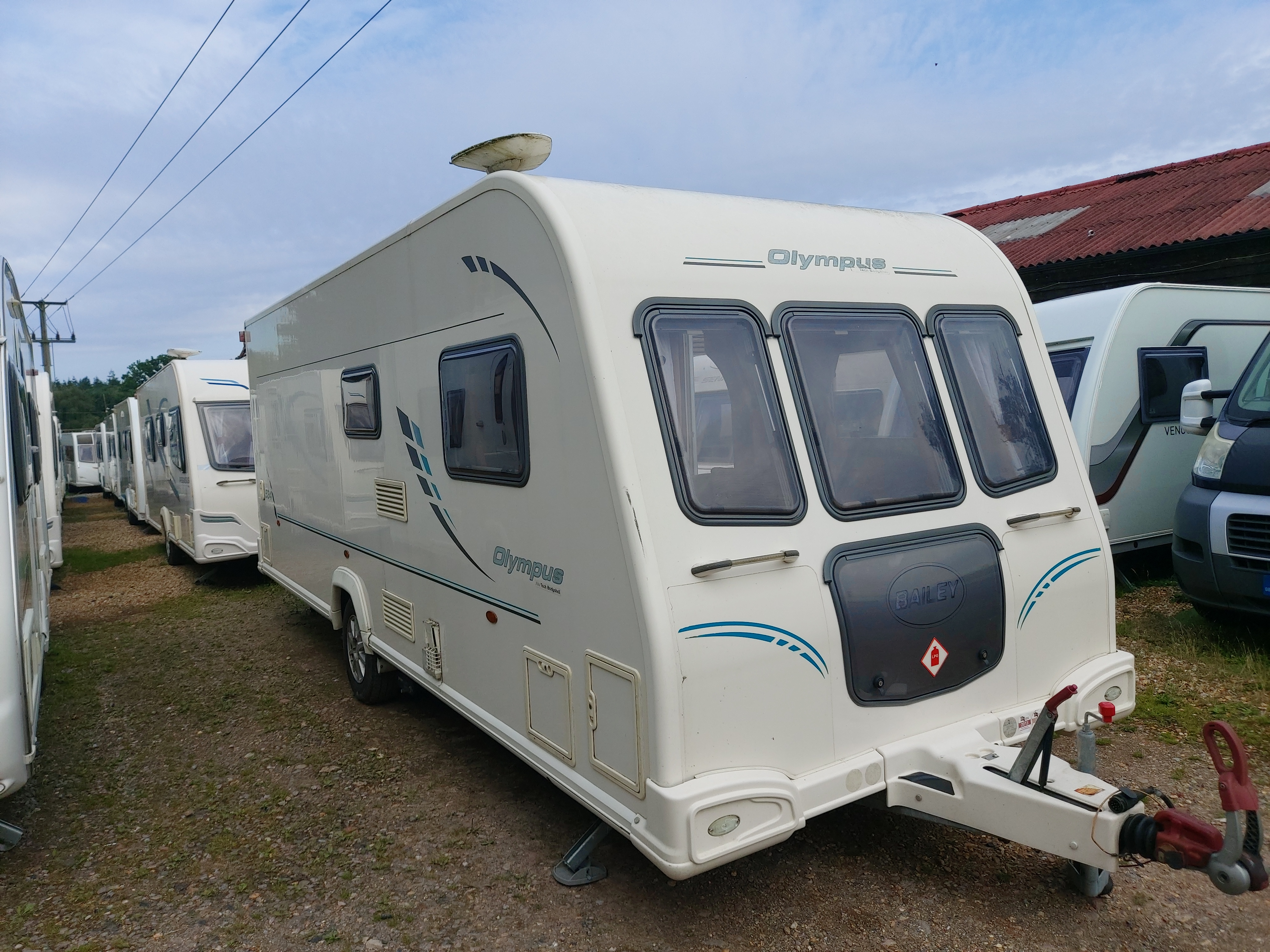 2010 Bailey Olympus 534 Fixed Bed End Washroom Caravan Motor Mover