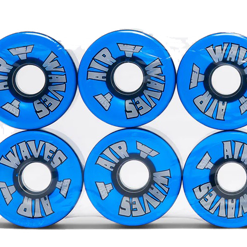 Air Waves USA Roller skates Wheels Clear Blue