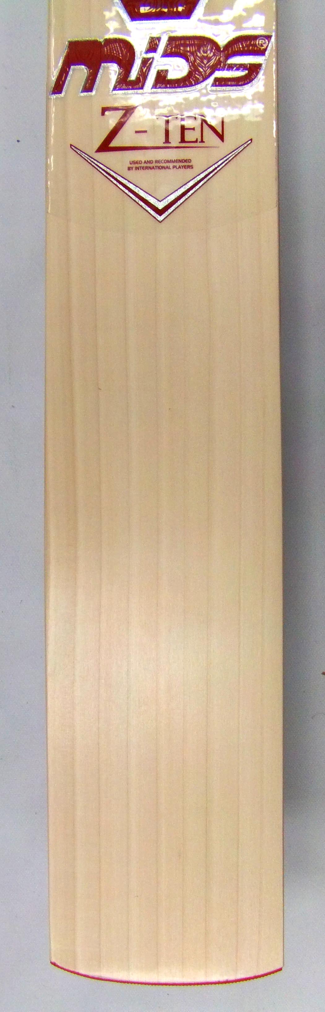 Mids Z Ten Grade 1 English Willow Cricket Bat LH Weight 2.10 Lbs