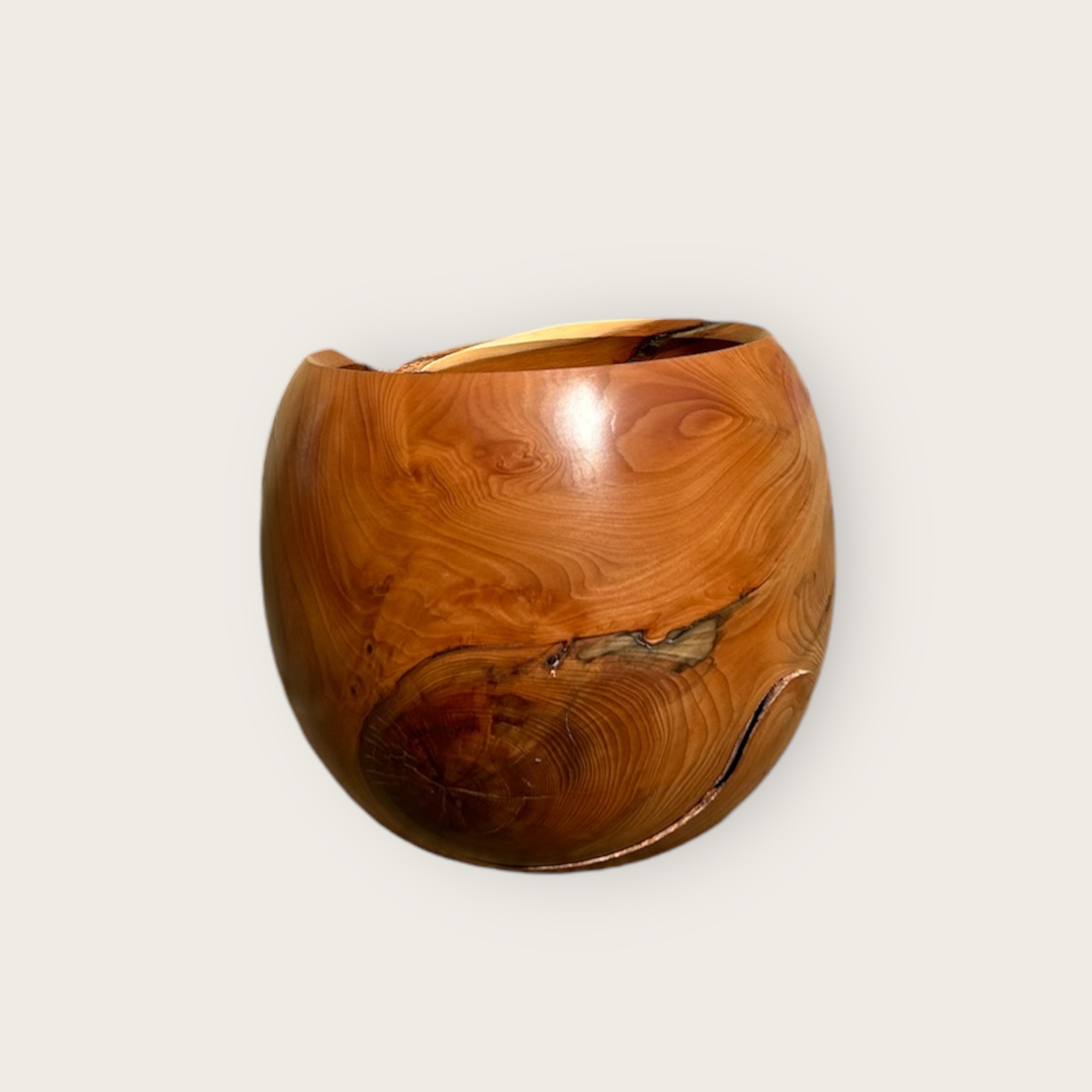 Deep Yew Bowl