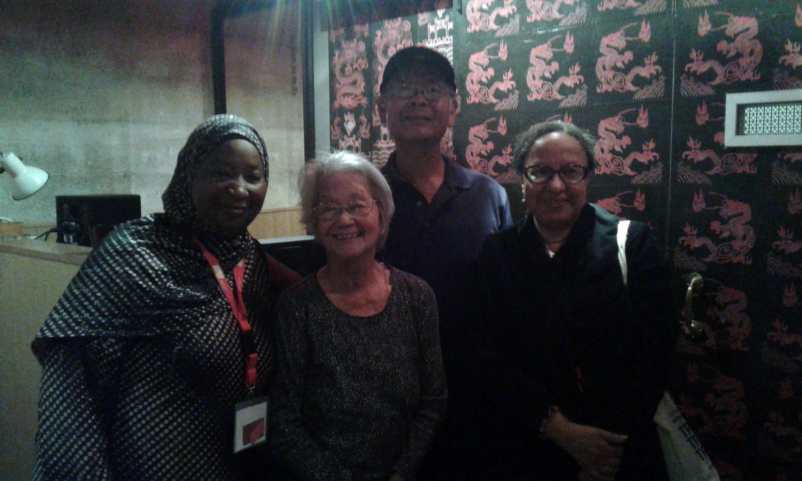 With Aisha Bawa, Steven Wong and Rachida Yassine