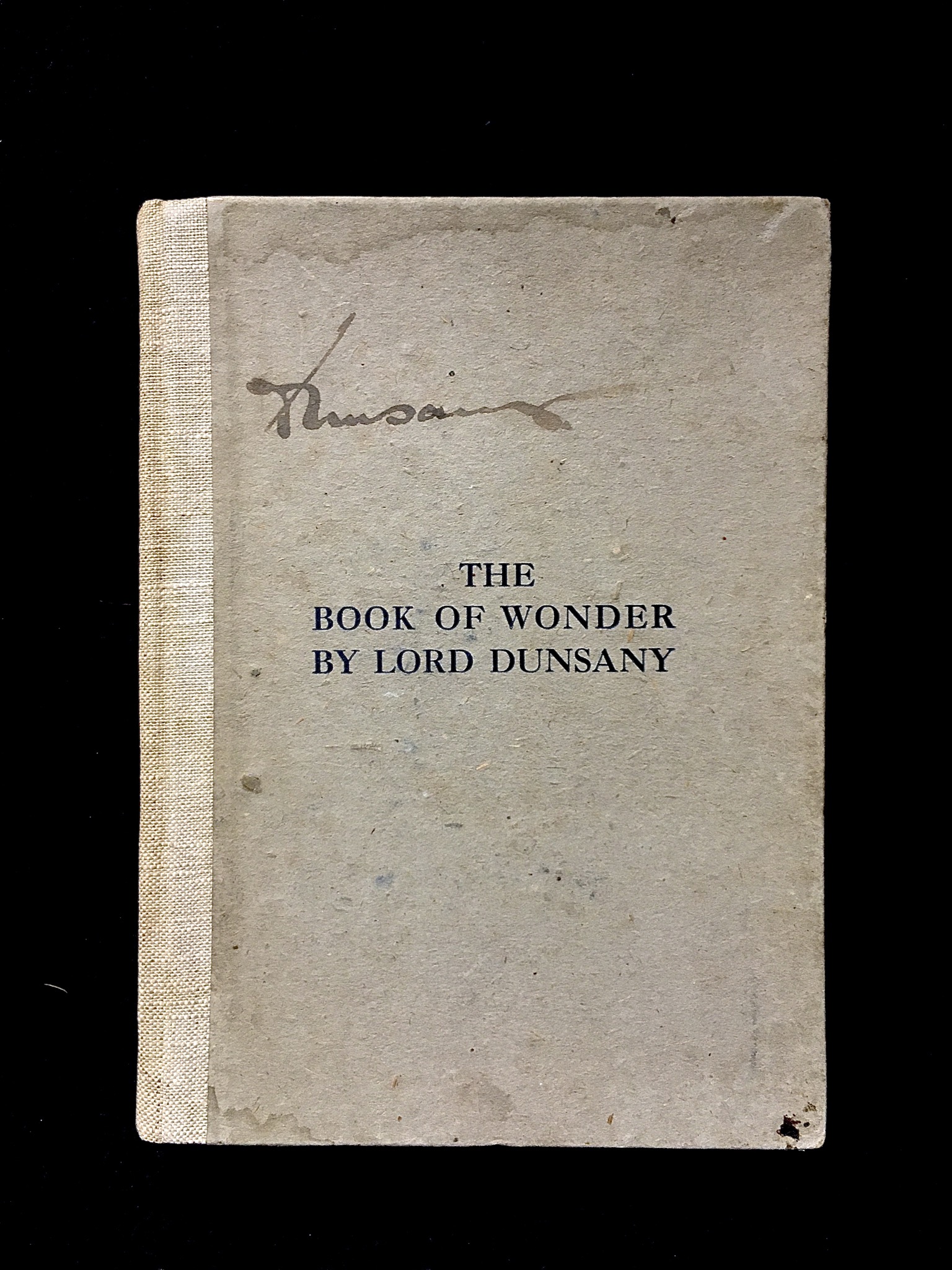 The Book of Wonder by Lord Dunsany Signed