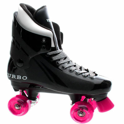 Ventro Pro Turbo Quad Roller Skate Colour: Black/Pink Get 10% Discount See Description