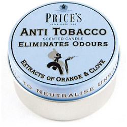 Anti Tobacco Scented Candle Tin