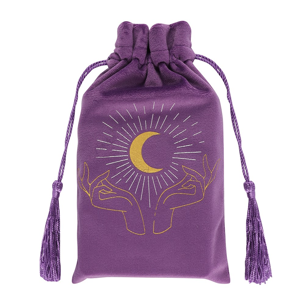 Purple Tarot/Oracle drawstring bag