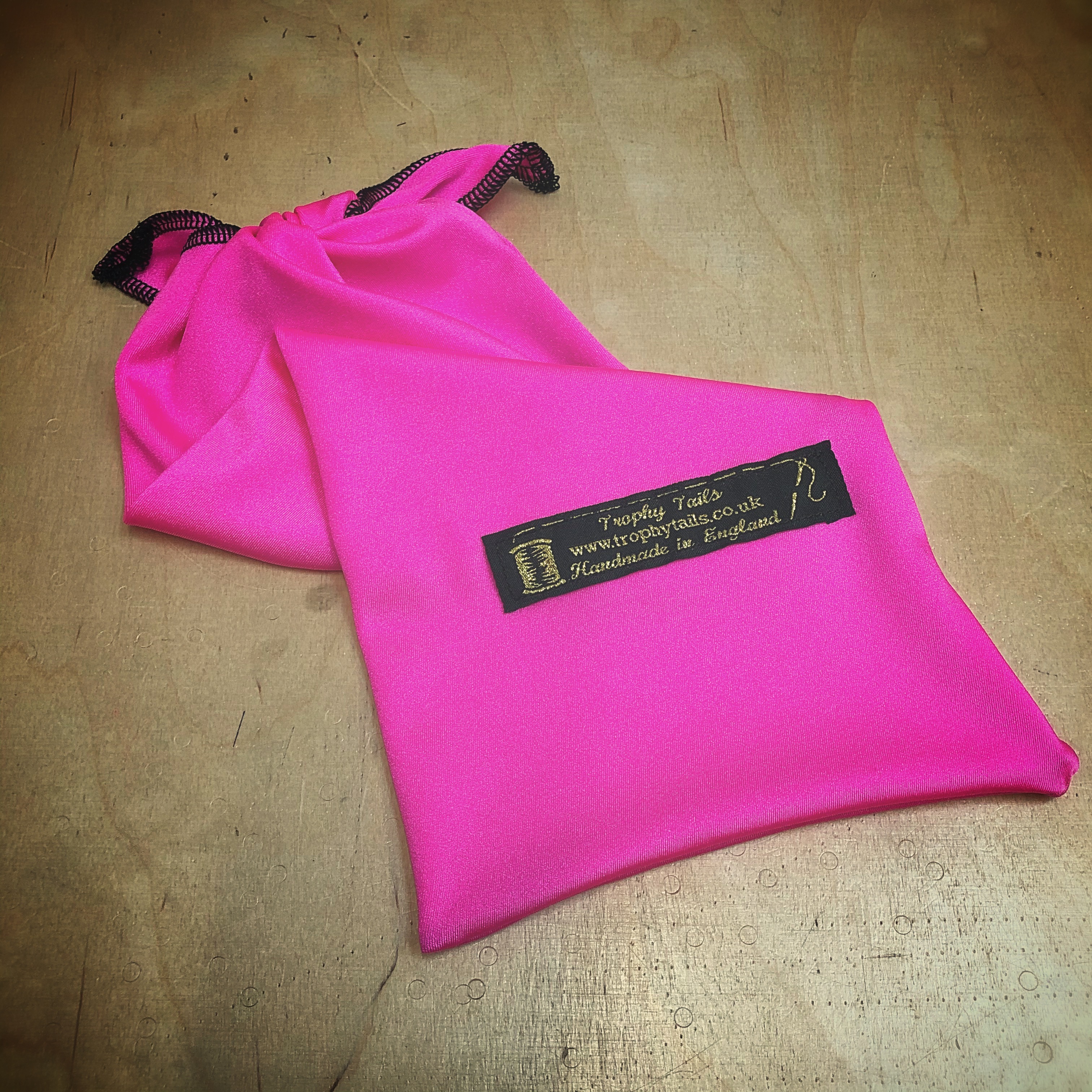 Lycra Tail Bag - Neon Pink