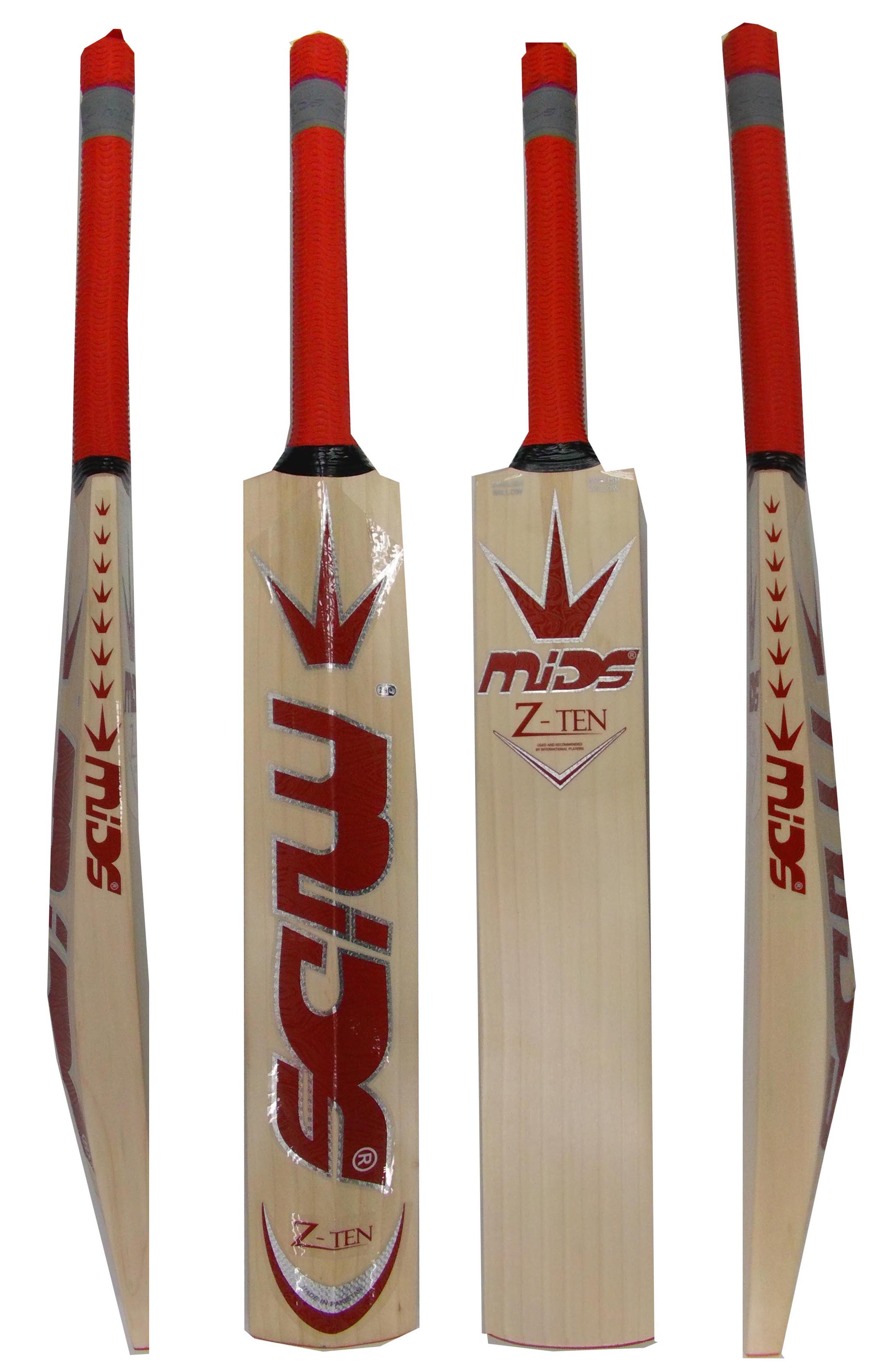 Mids Z Ten Grade 1 English Willow Cricket Bat RRP 350.00 SH Free bag