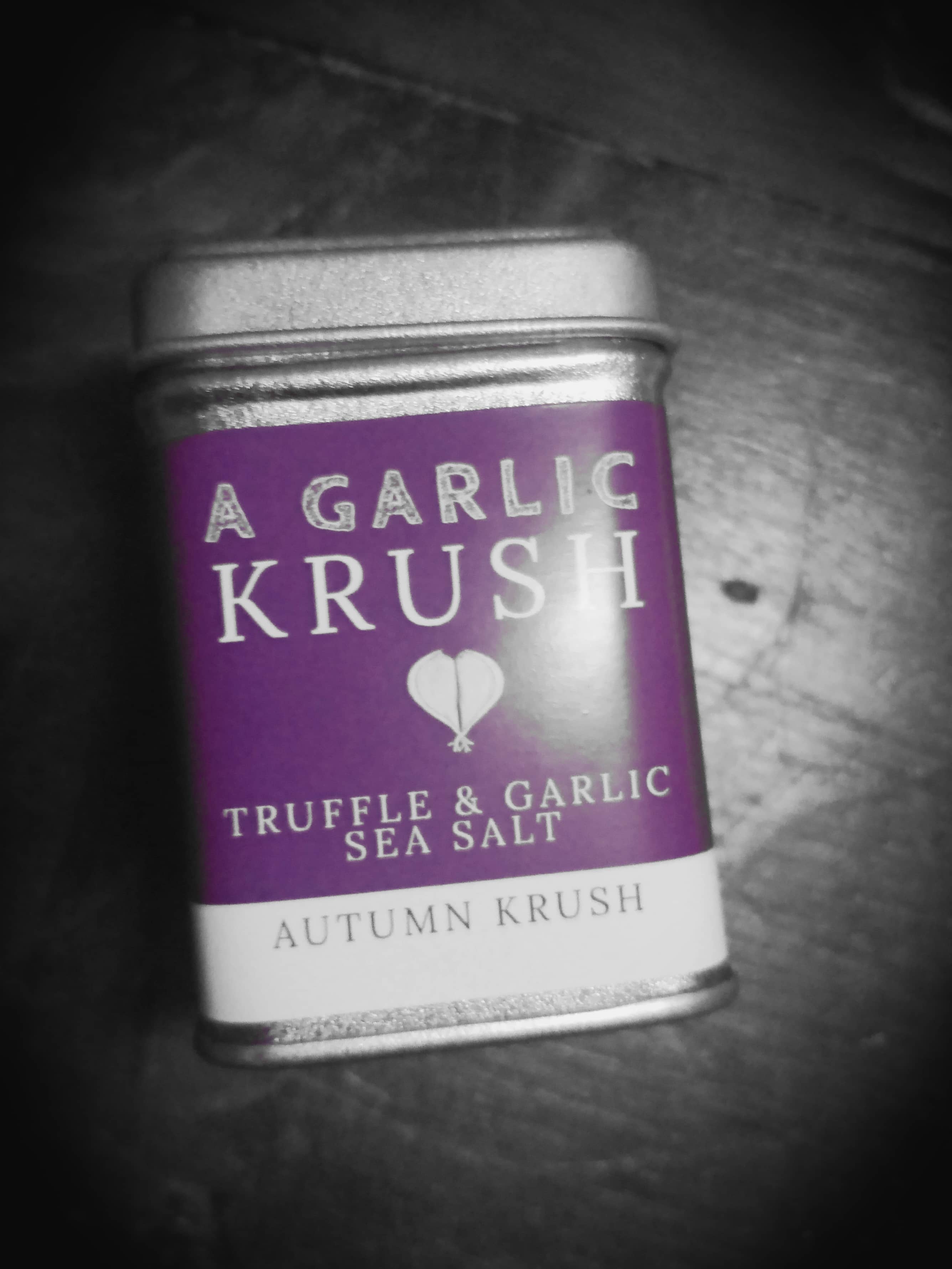 Autumn Krush. Black truffle, garlic and sea salt