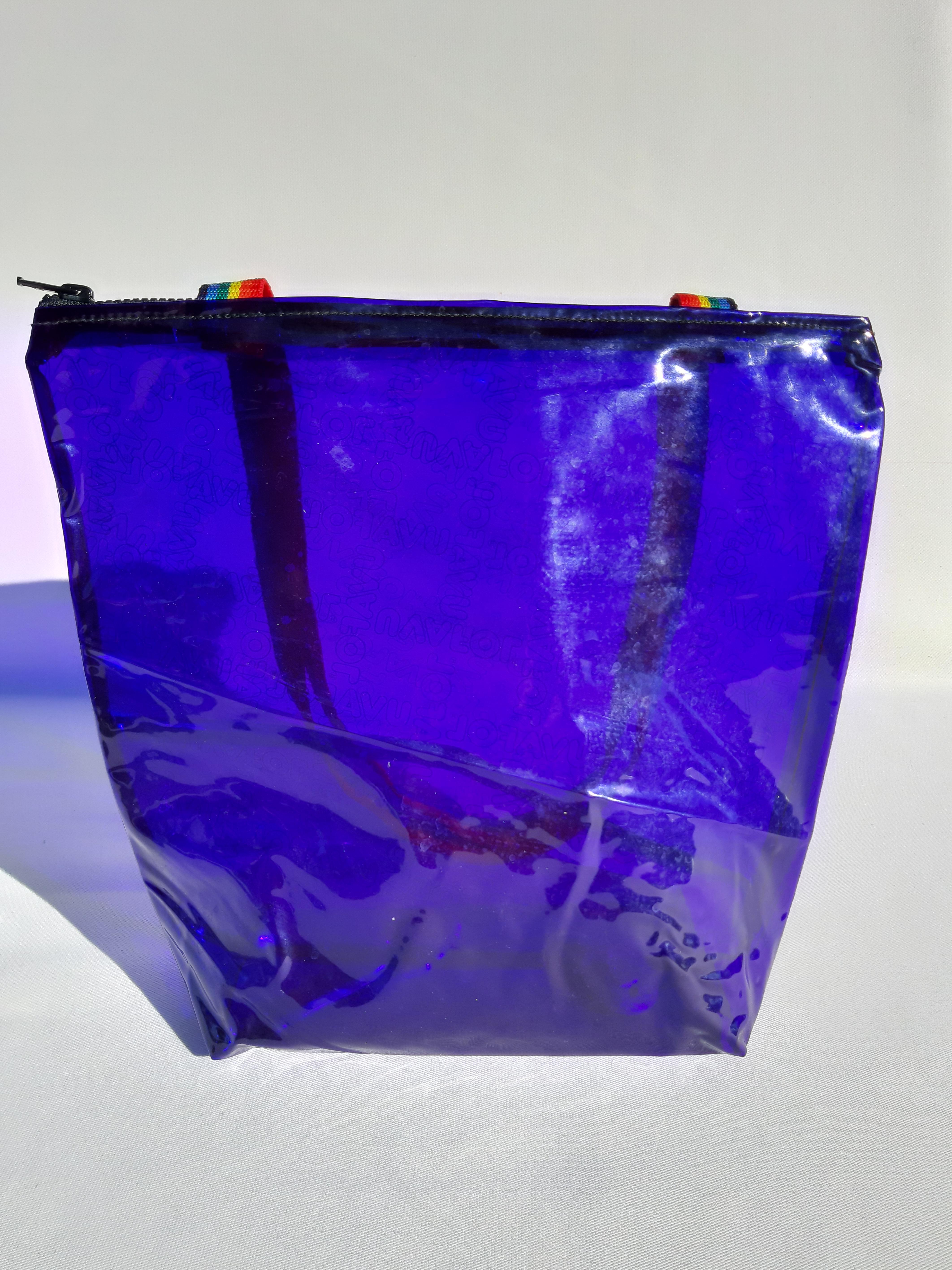 Purple Umbrella Tote Bag