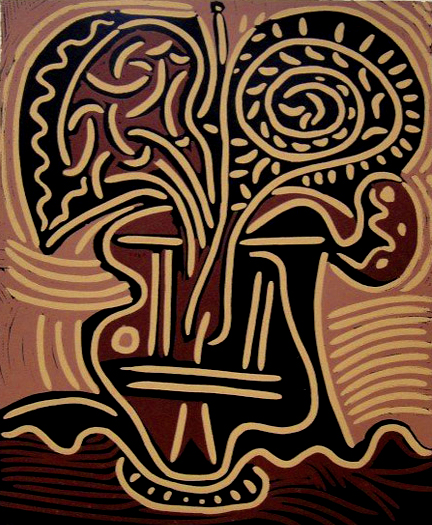 after Pablo Picasso -- from a selection of unsigned linocuts