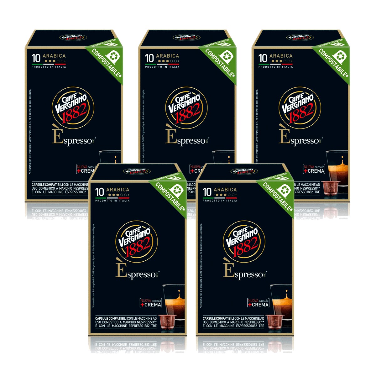 Nespresso® Compatible Espresso Arabica x 50 coffee capsules