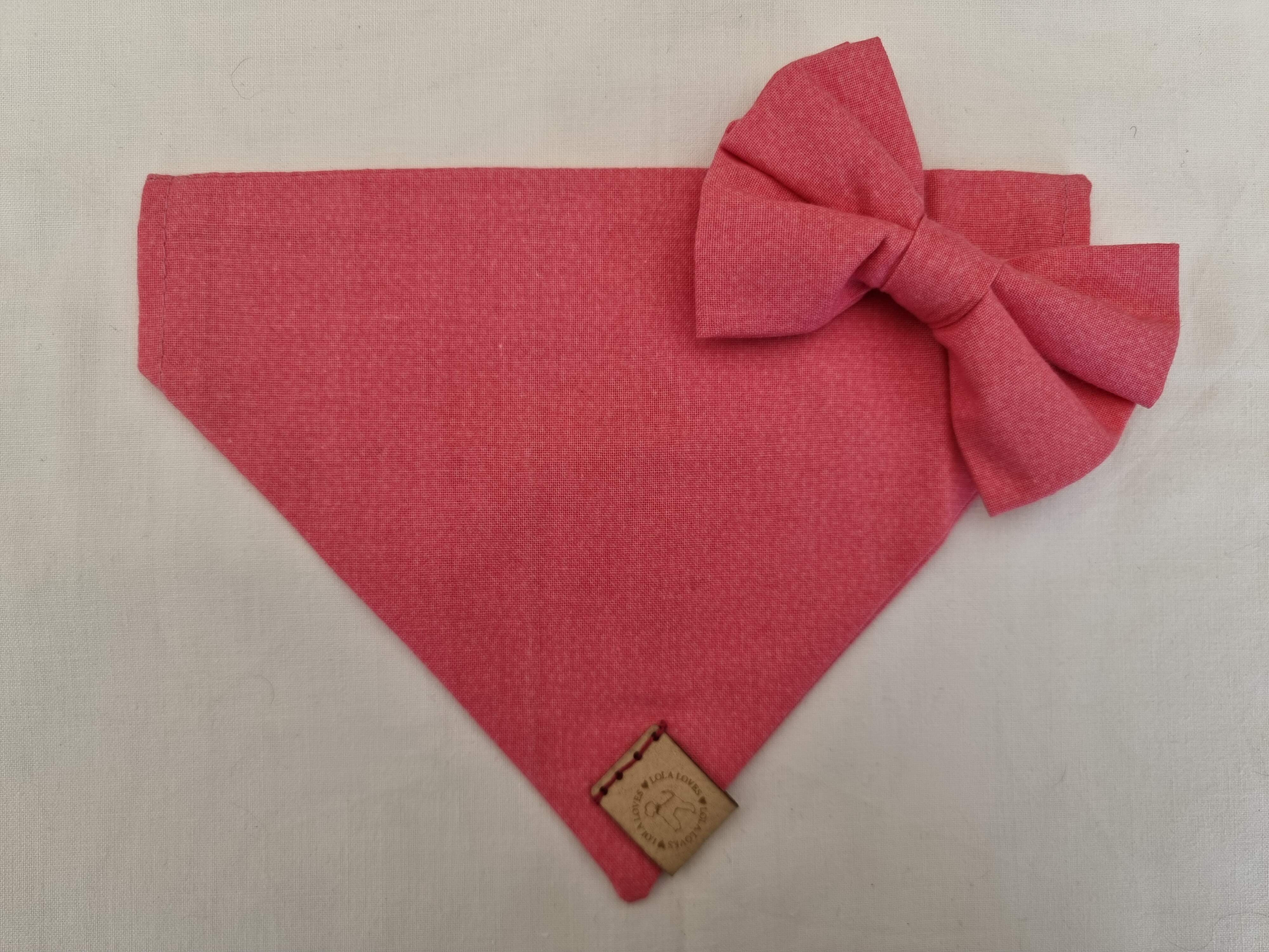 Dark Pink Collar Bow-Tie