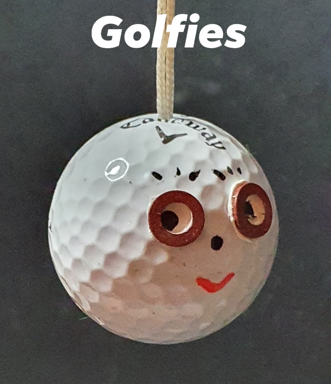 Golfie Keyring