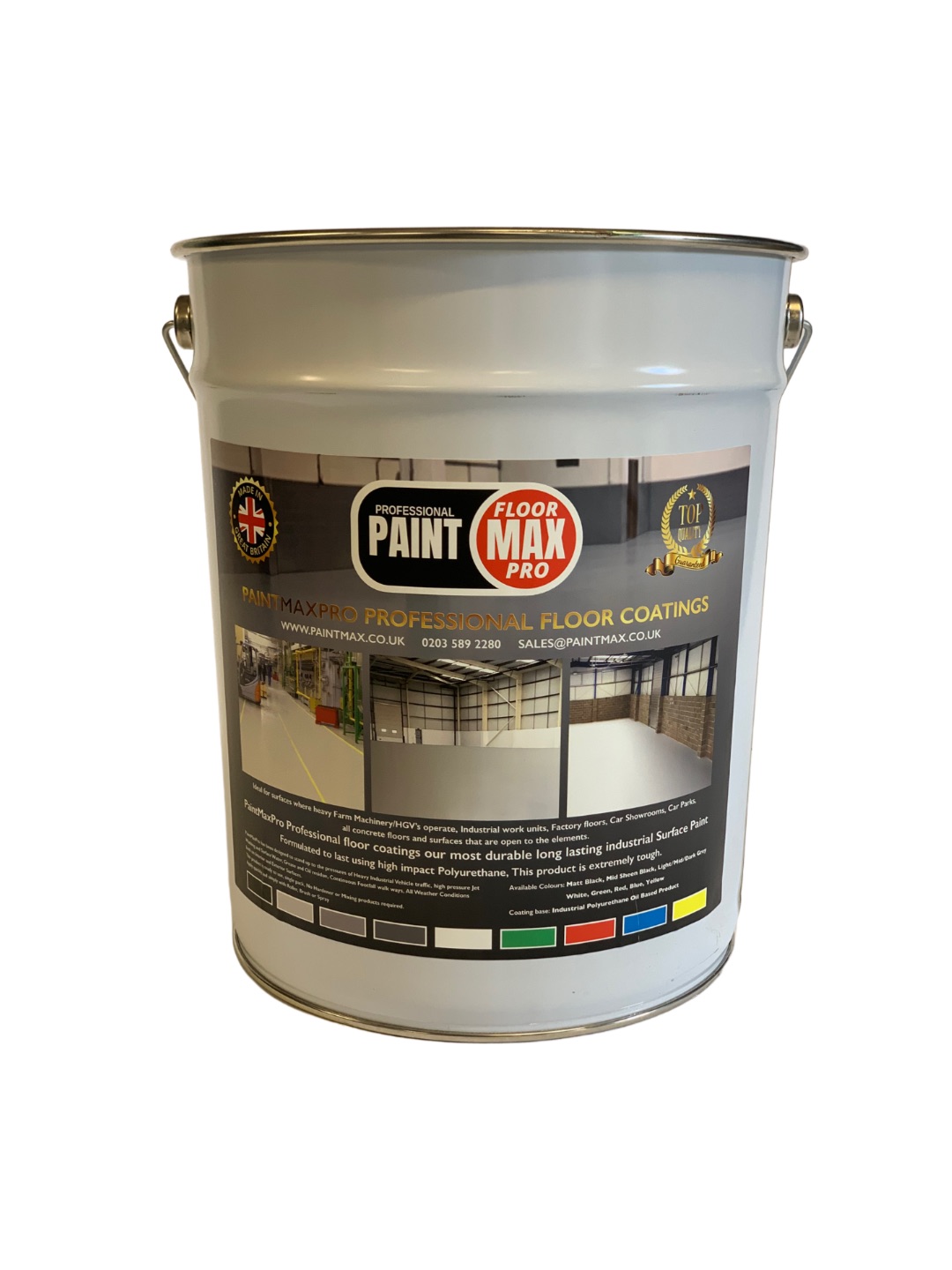 Olive Green Ral6003 Professional PU350 Polyurethane Floor Paint