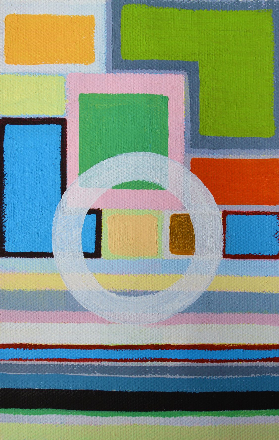 'Patterning # 7' 2020. Oil on canvas.